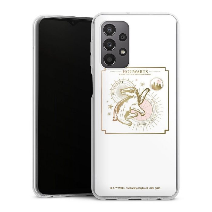 DeinDesign Handyhülle Hufflepuff Hogwarts Offizielles Lizenzprodukt Samsung Galaxy A23 5G Silikon Hülle Bumper Case Handy Schutzhülle