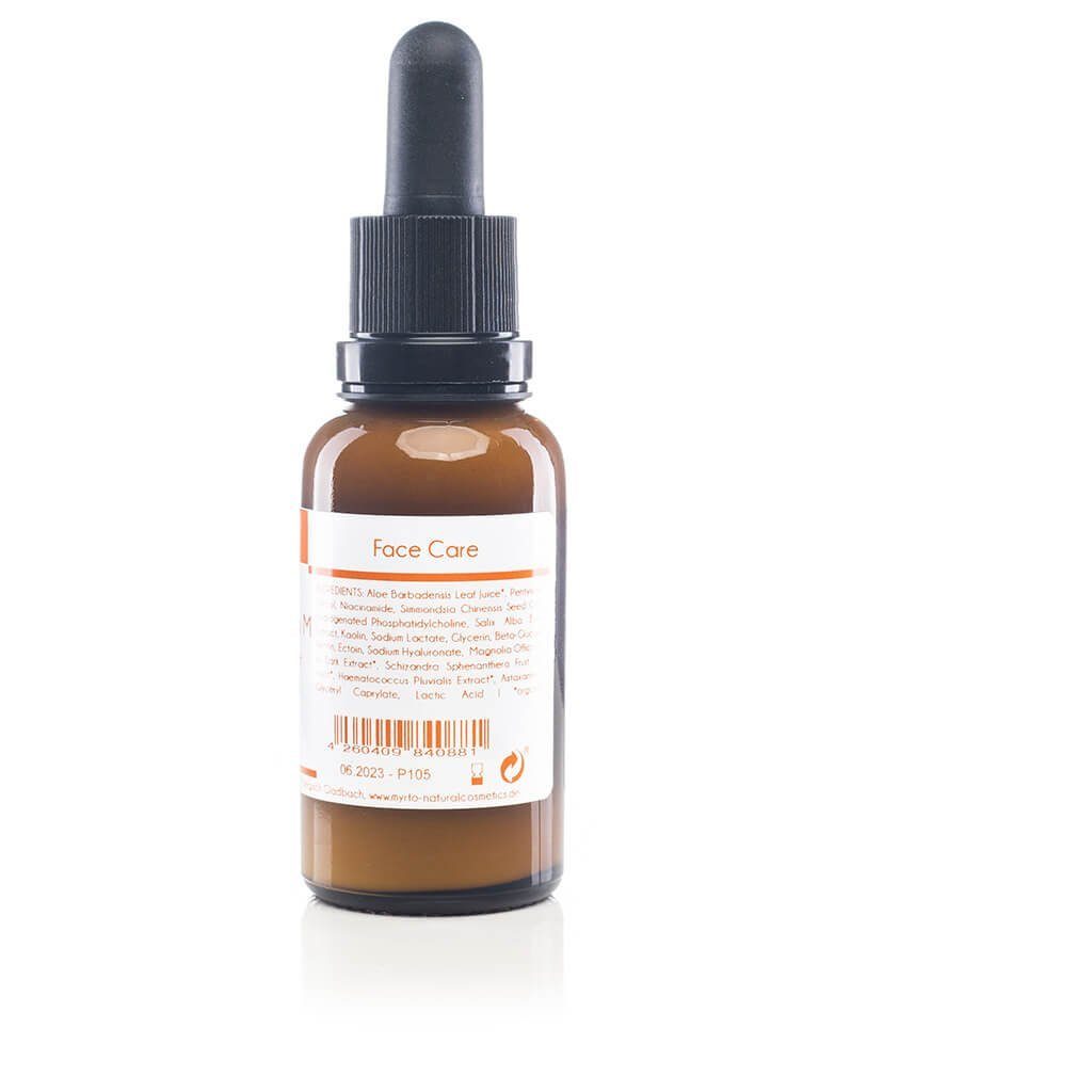 myrto Naturkosmetik Gesichtsserum Anti-Pollution Feuchtigkeitsserum M - empfindliche Mischhaut, estbewertung bei Codecheck: 100% EMPFEHLENSWERT (grüner Ring)