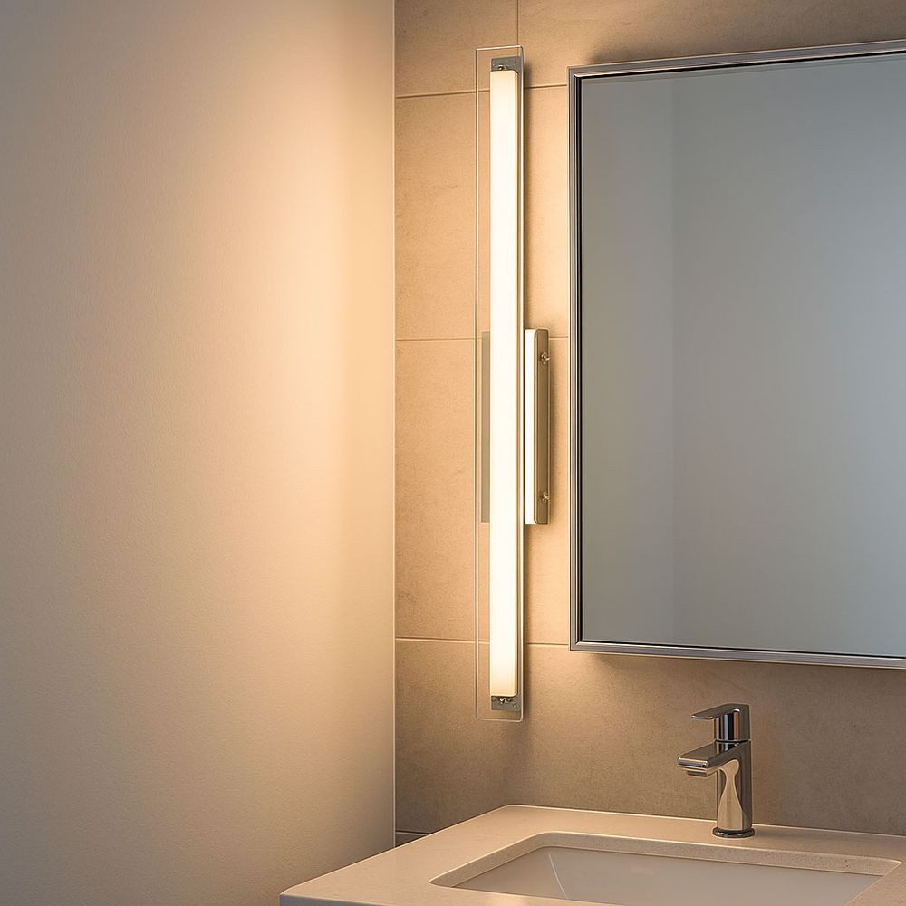 Briloner Leuchten LED Wandleuchte, LED-Leuchtmittel fest verbaut, Warmweiß, Neutralweiß, Farbwechsel, Wandleuchte Spiegellampe Badezimmerlampe dimmer LED