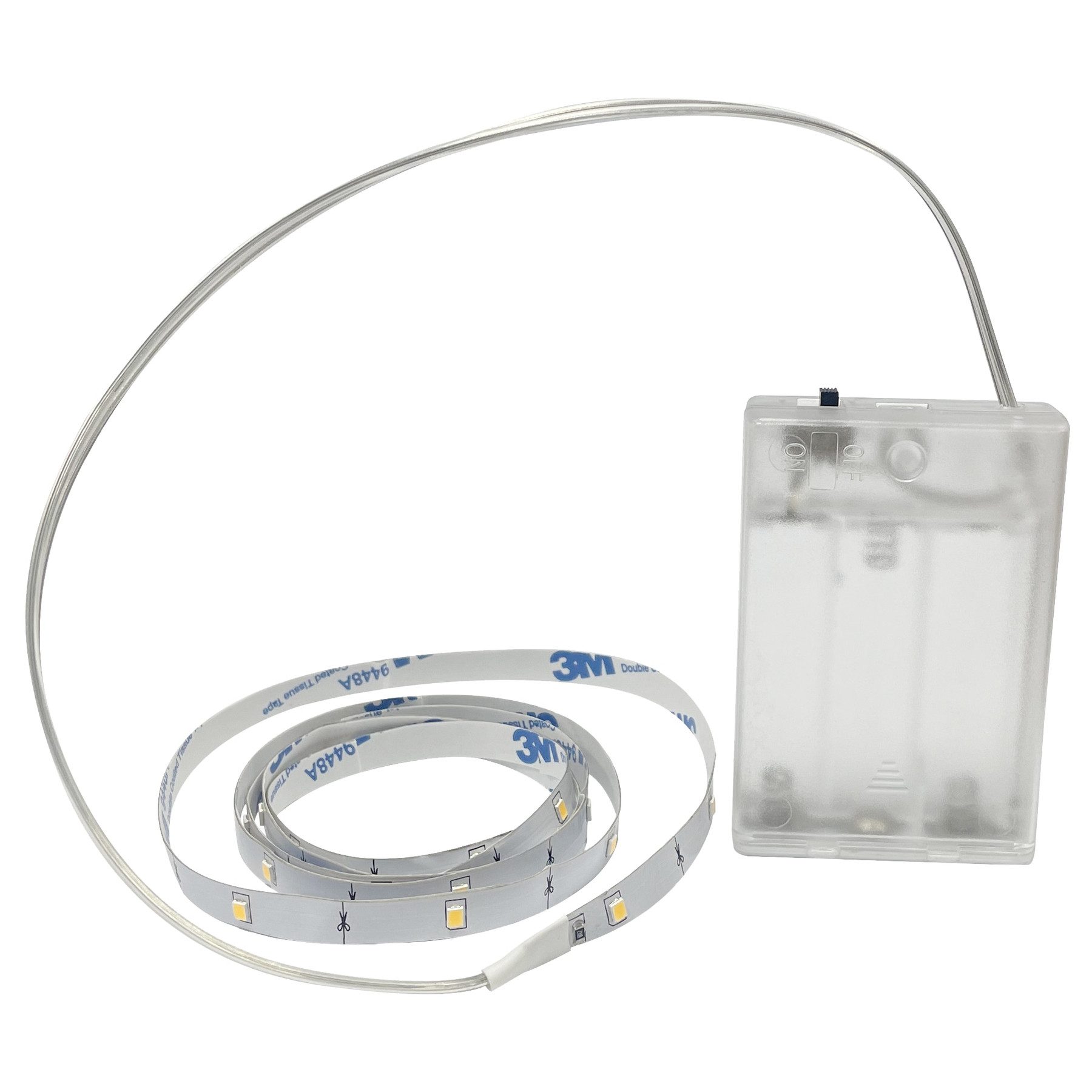 BLULAXA LED-Streifen BLULAXA LED-Strip, 1 m, 1 W, 3000 K, Batteriebetrieb günstig online kaufen