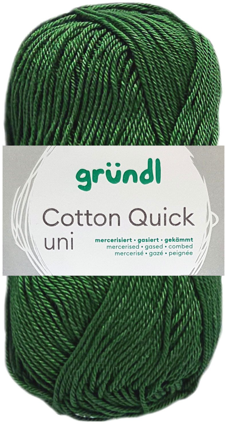 Gründl 50 Gramm Gründl Cotton Quick Uni Farbauswahl Häkelwolle
