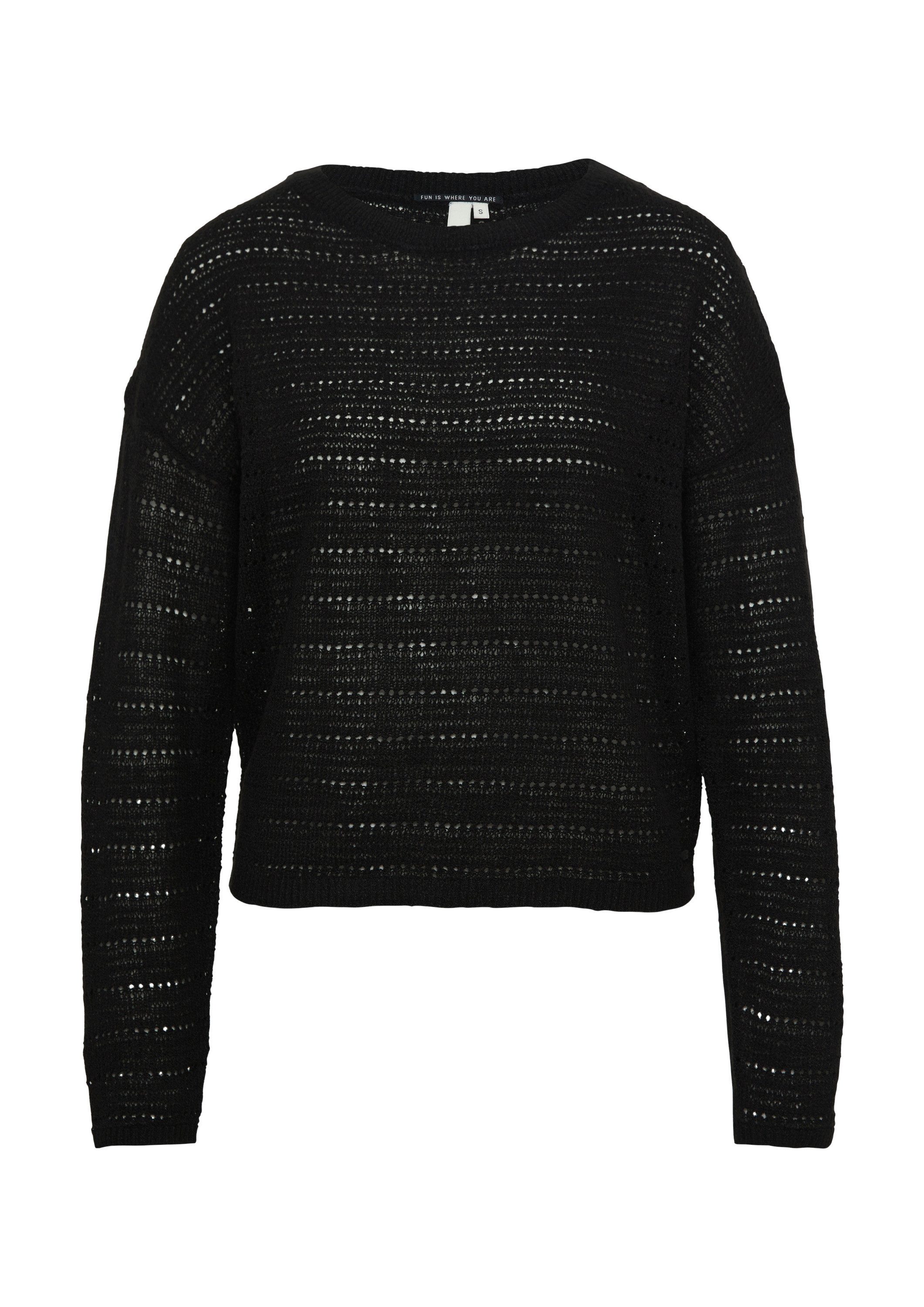 QS Longpullover Strickpullover leichter Pullover mit günstig online kaufen