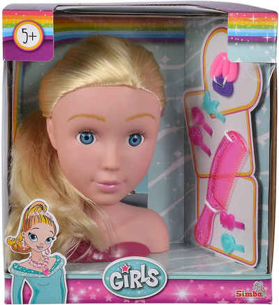 SIMBA Spielwelt Spielzeug Spielwelt Beauty Girls Frisierkopf 105560145