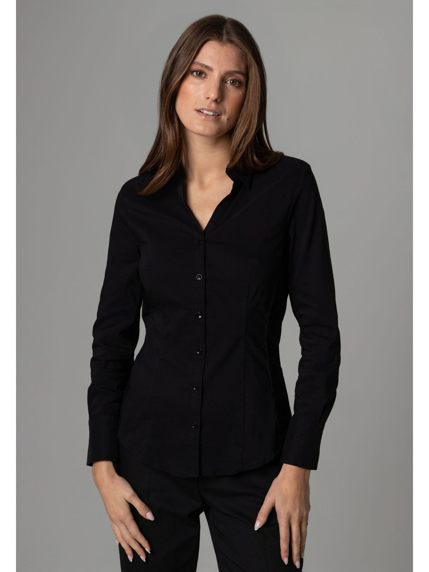 Langarmbluse Stretchbluse