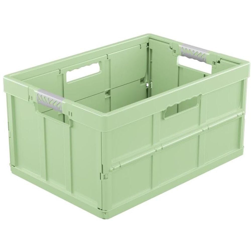 keeeper Aufbewahrungsbox keeeper Klappbox Benno mit Softgriffen 45,0 Ltr. 54x37x27,5 cm Eco gra