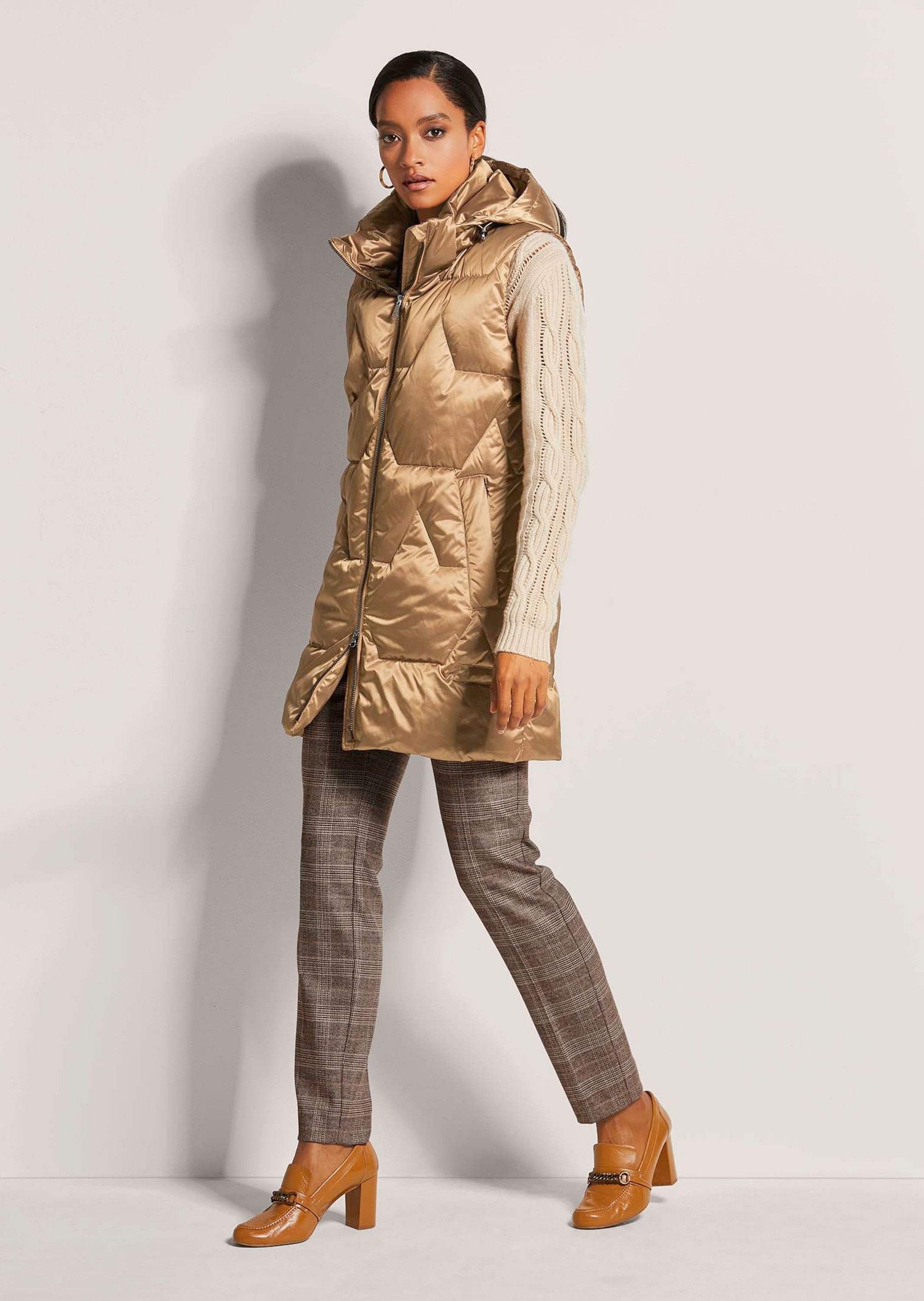 MADELEINE Kurzweste Winterwarm wattierte Longweste günstig online kaufen