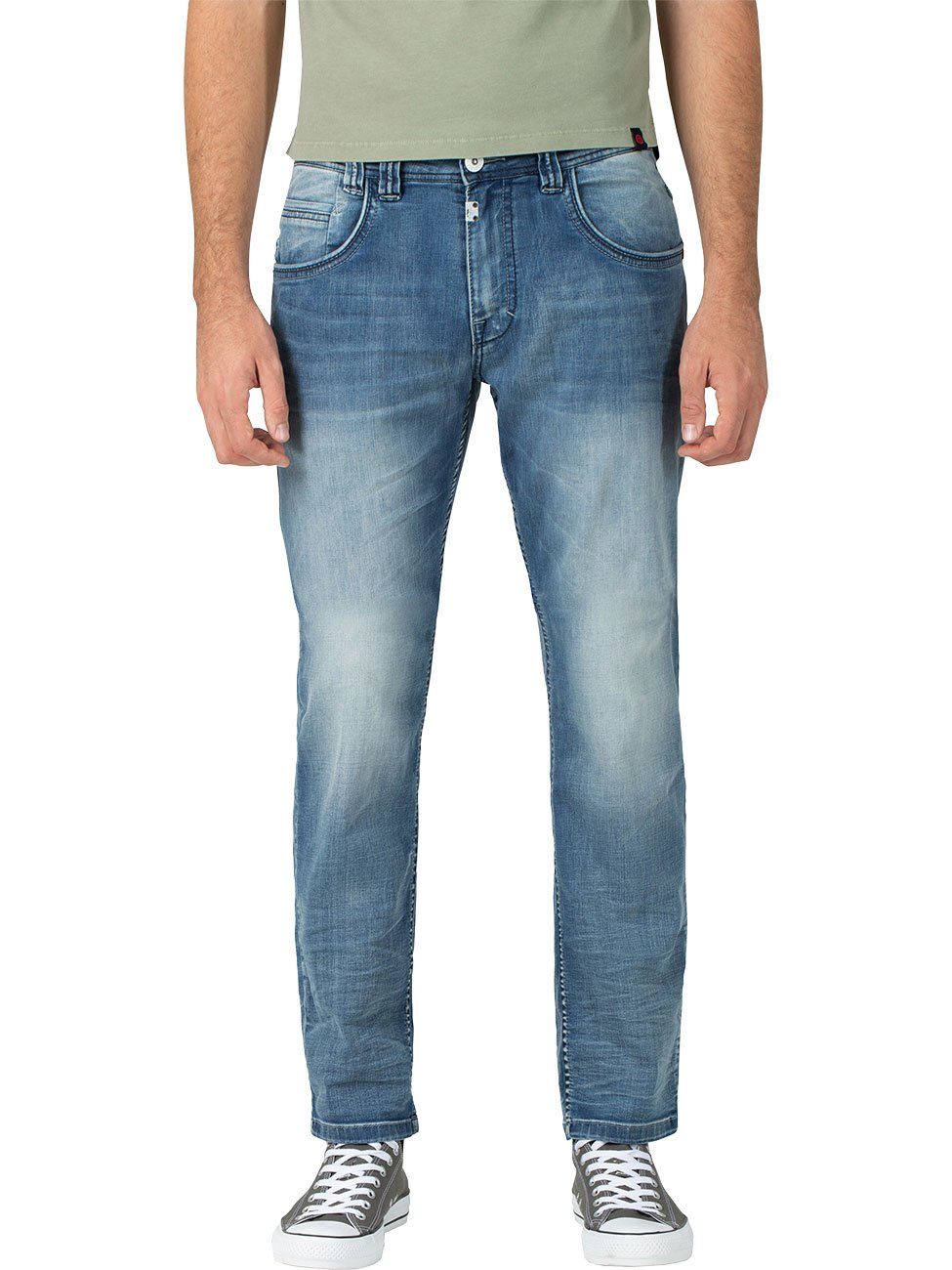 Straight-Jeans mit Stretch Jeanshose TIMEZONE GerritTZ