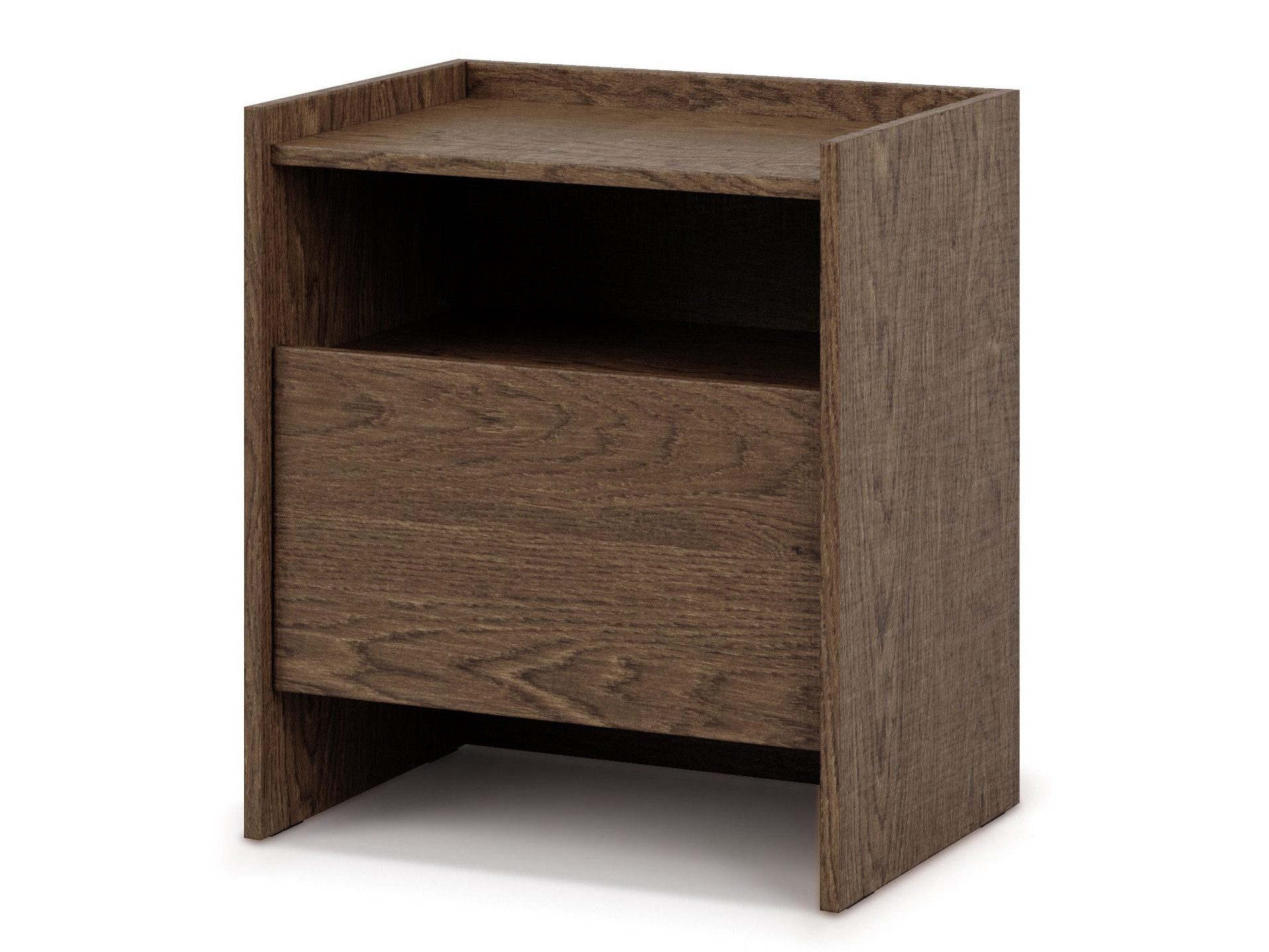 Beautysofa Nachttisch JUNI mit Schublade (Offene Ablagefläche, im Japandi-S günstig online kaufen