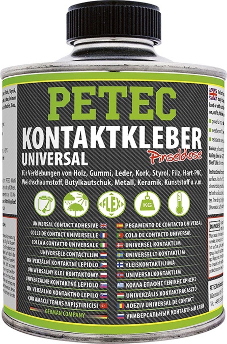 Petec Kleberspachtel Petec Kontaktkleber Universal Kleber 93935 350ml