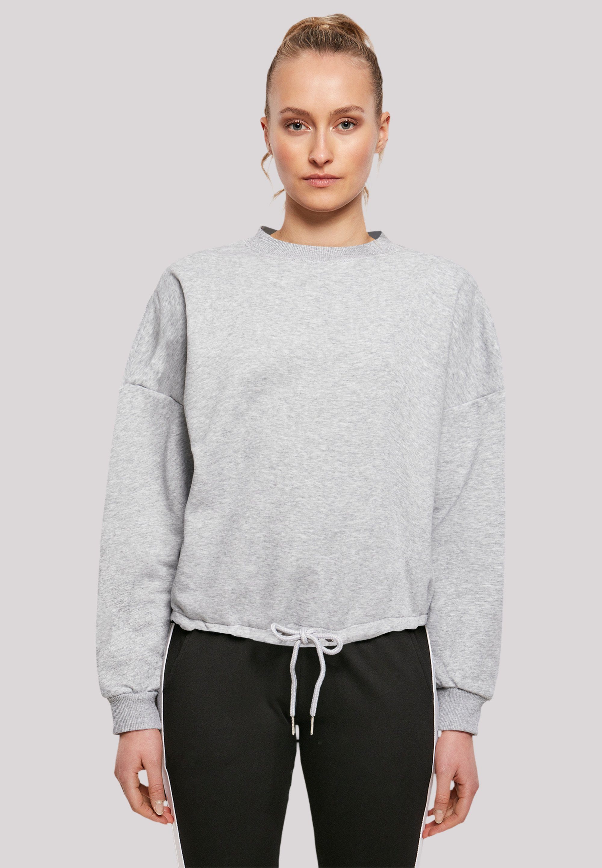 F4NT4STIC Sweatshirt Sunny Print side heather grey up