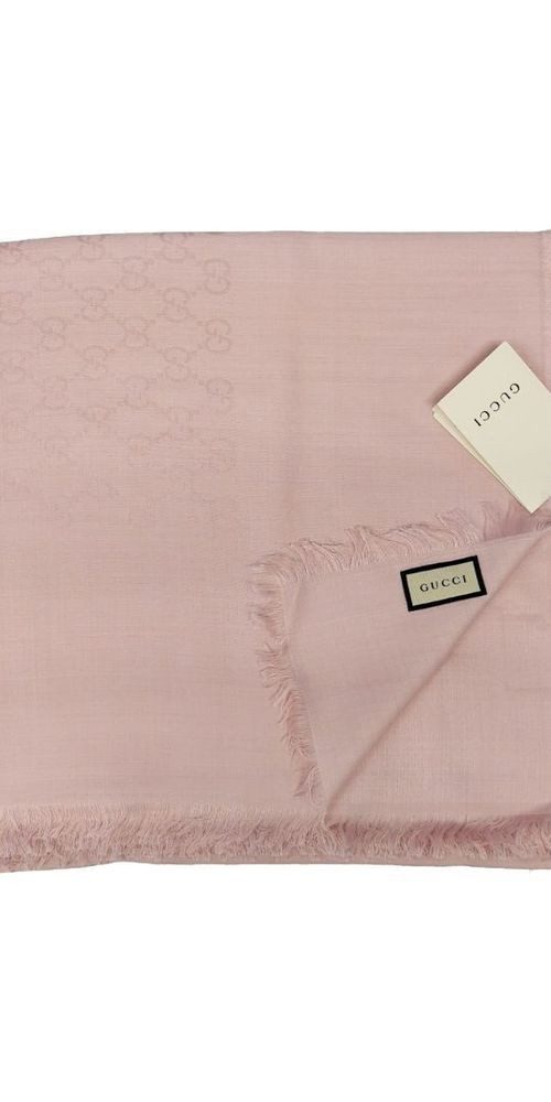 GUCCI Schal Gucci Schal Tuch GG Guccissima Muster Rosa