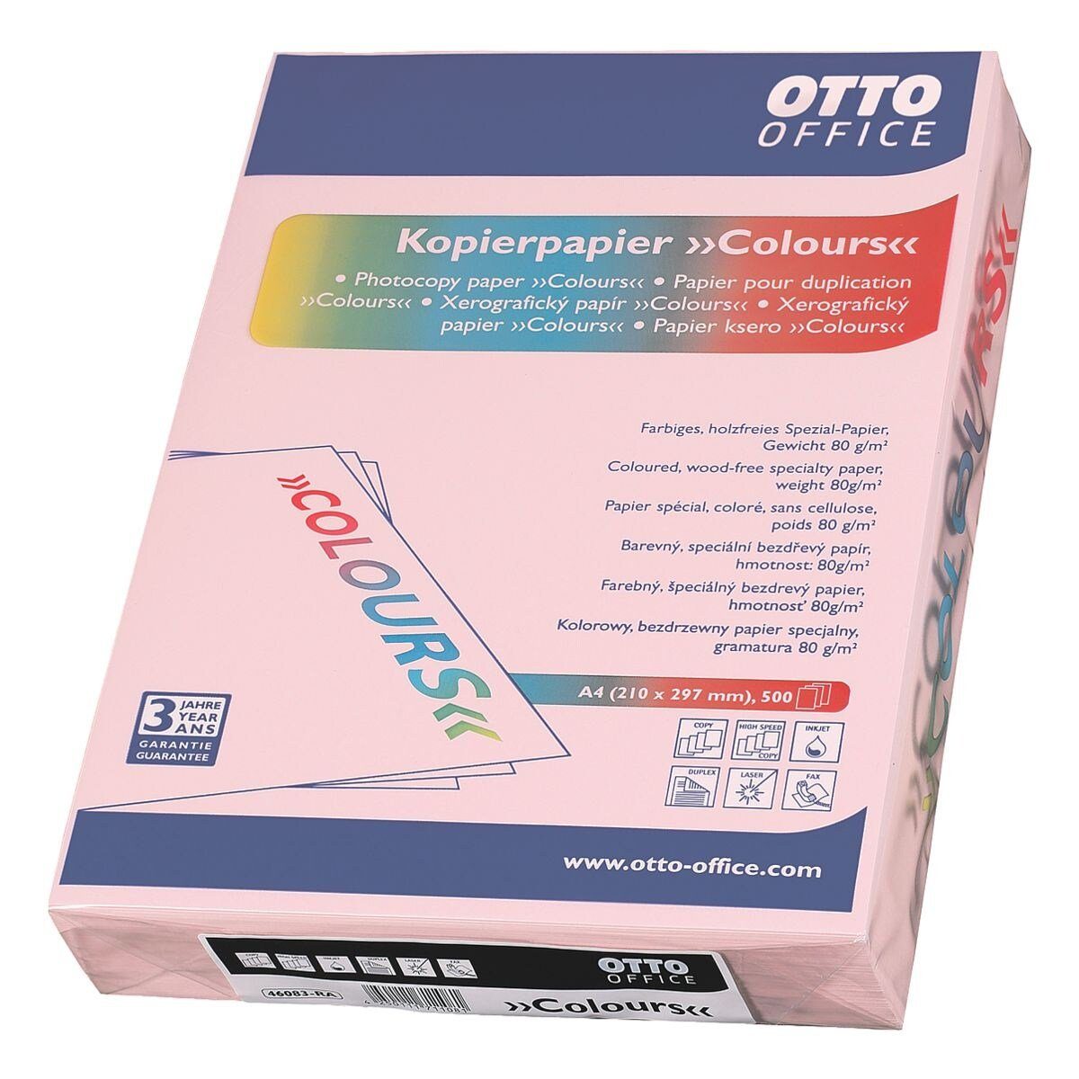 Otto Office Drucker- und Kopierpapier »COLOURS«, Pastellfarben, Format DIN  A4, 80 g/m² online kaufen | OTTO