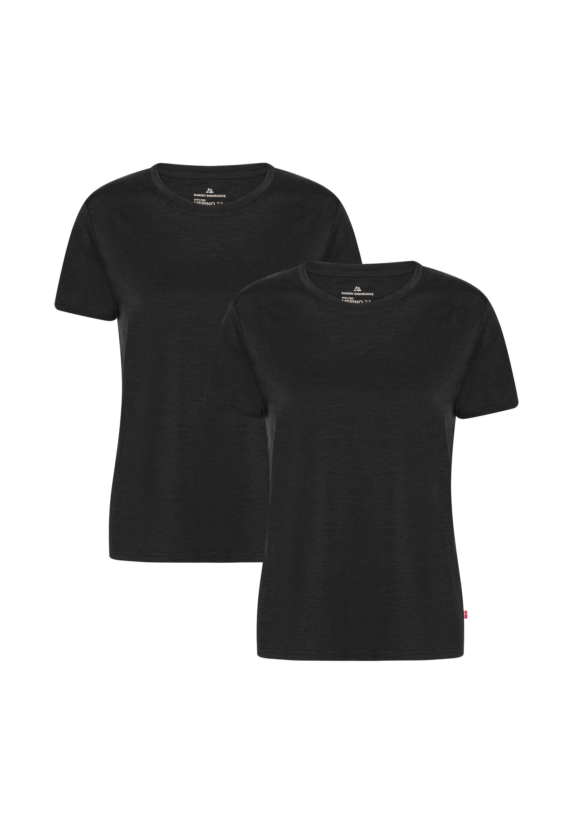 DANISH ENDURANCE T-Shirt Premium Merino (2er Pack) Sport & Outdoor Funktion günstig online kaufen