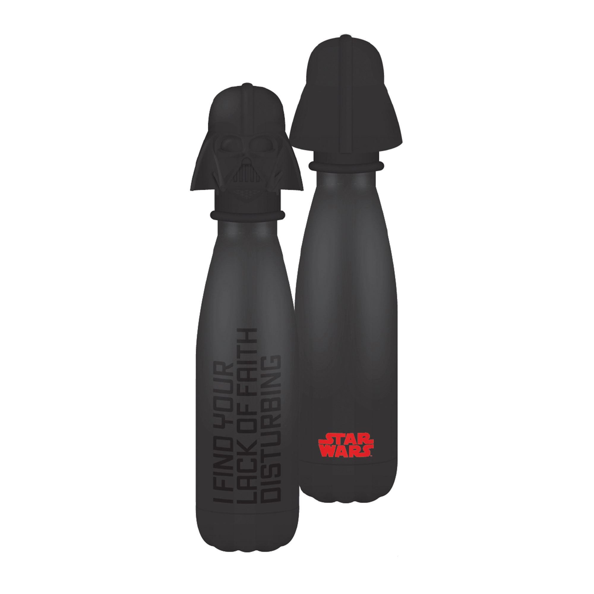 Half Moon Bay Trinkflasche Star Wars Trinkflasche Darth Vader, Offiziell lizenzierte Trinkflasche