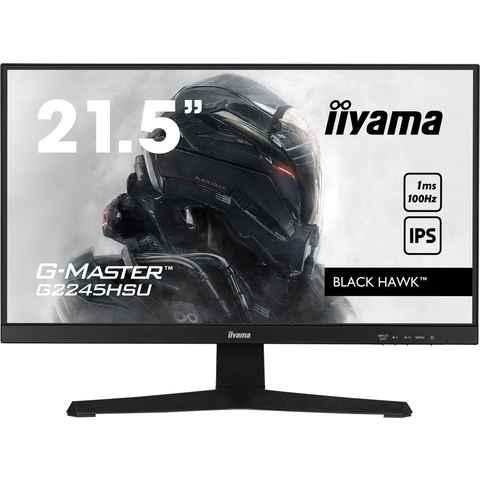 Iiyama G2245HSU-B1 Gaming-Monitor (54,5 cm/21 ", 1920 x 1080 px, Full HD, 1 ms Reaktionszeit, 100 Hz, IPS)
