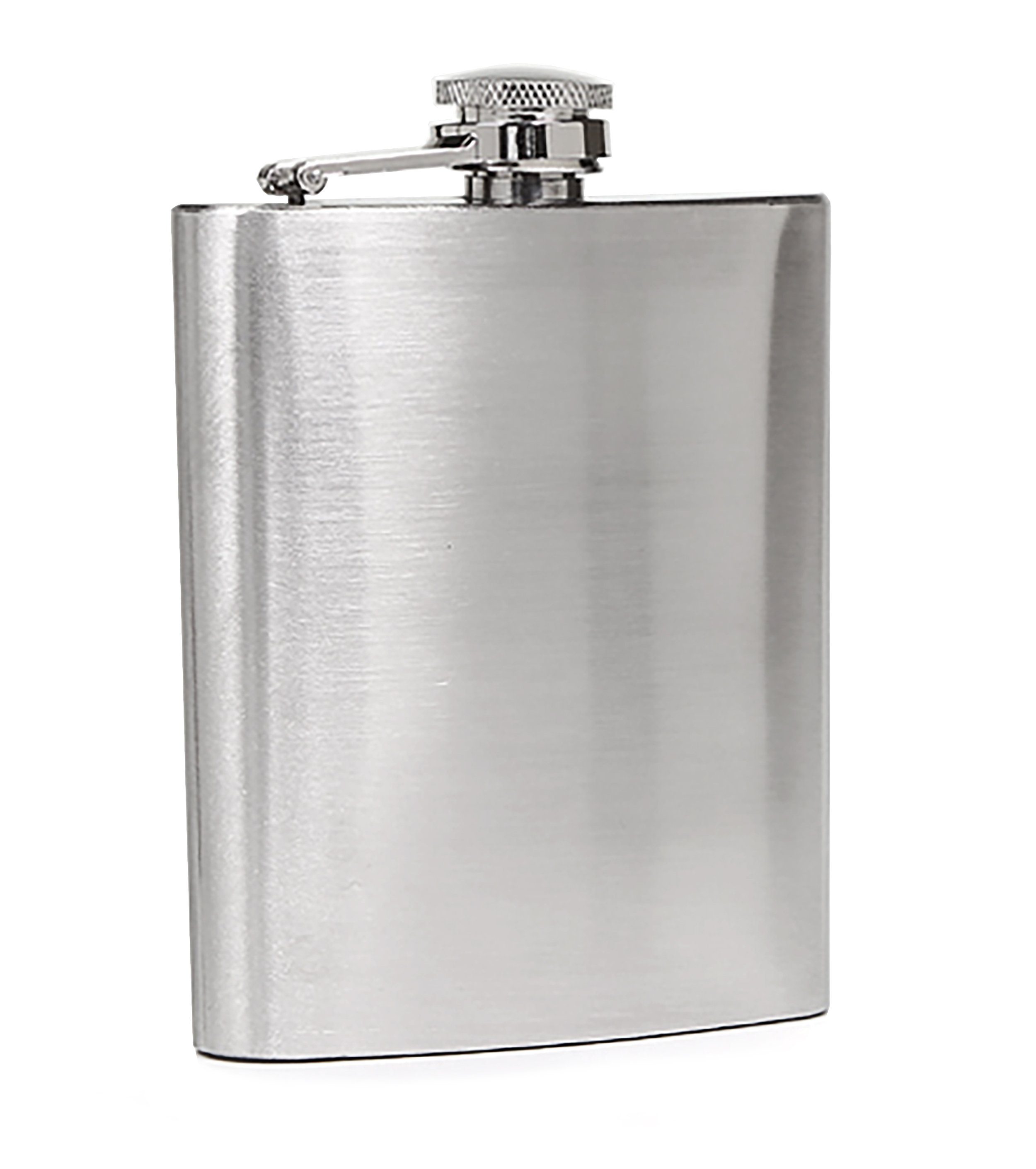 Stolz GmbH Flachmann FLACHMANN 200ml aus Edelstahl mit Schraubverschluß Collani 61, Flachmänner Taschenflasche