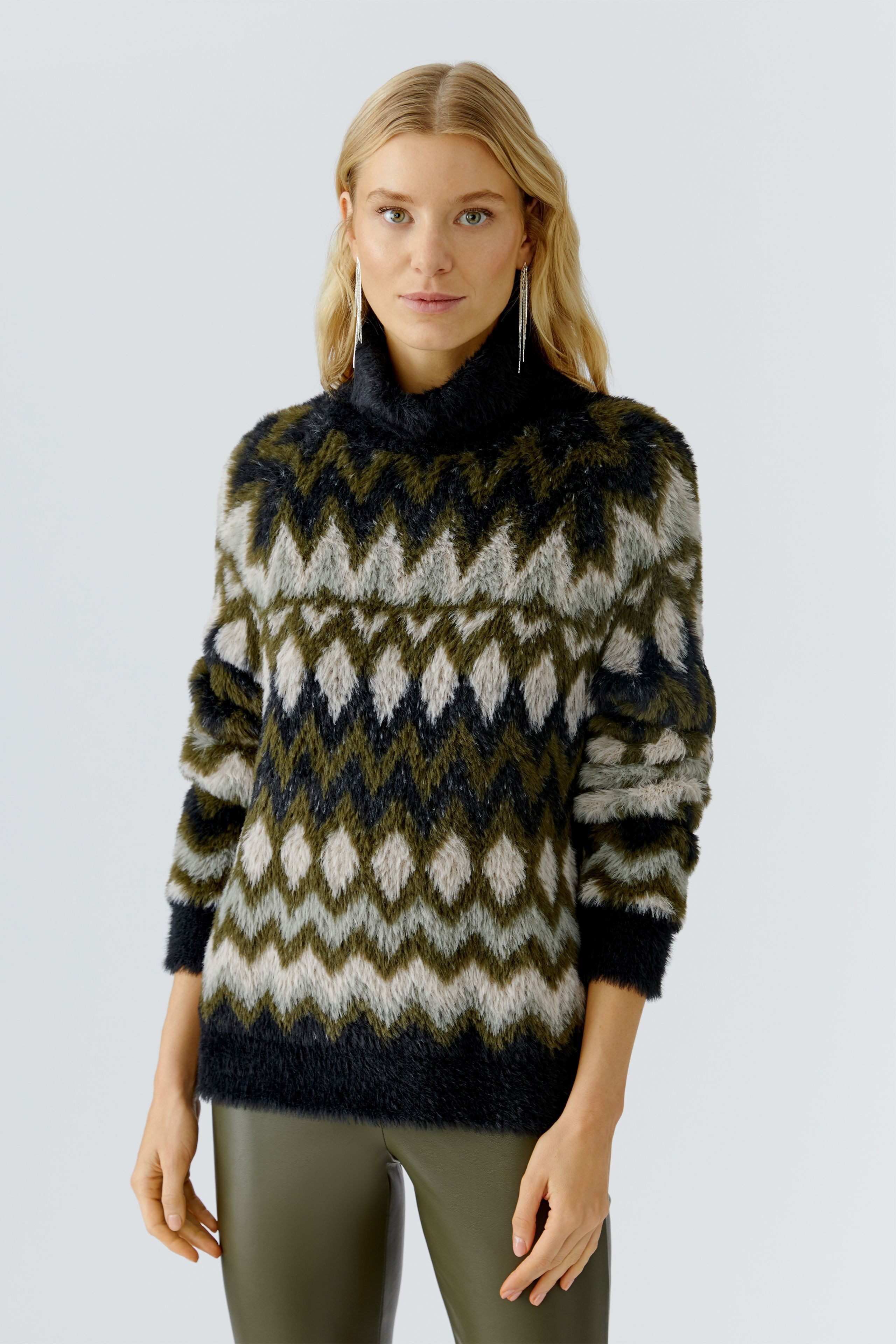 Oui Rollkragenpullover