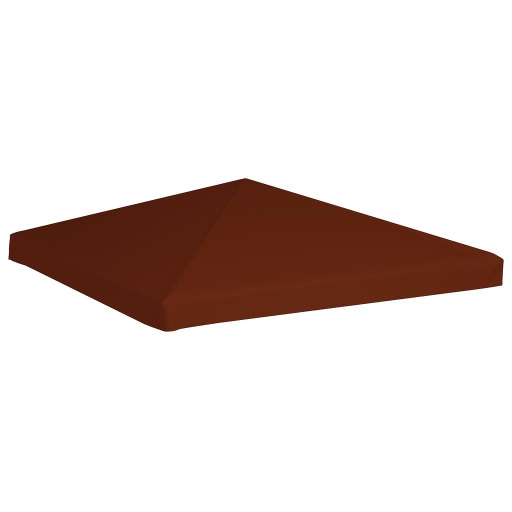 vidaXL Pavillon-Ersatzdach Pavillondach 310 g / m² 3x3 m Terrakotta, 300 x 300 cm