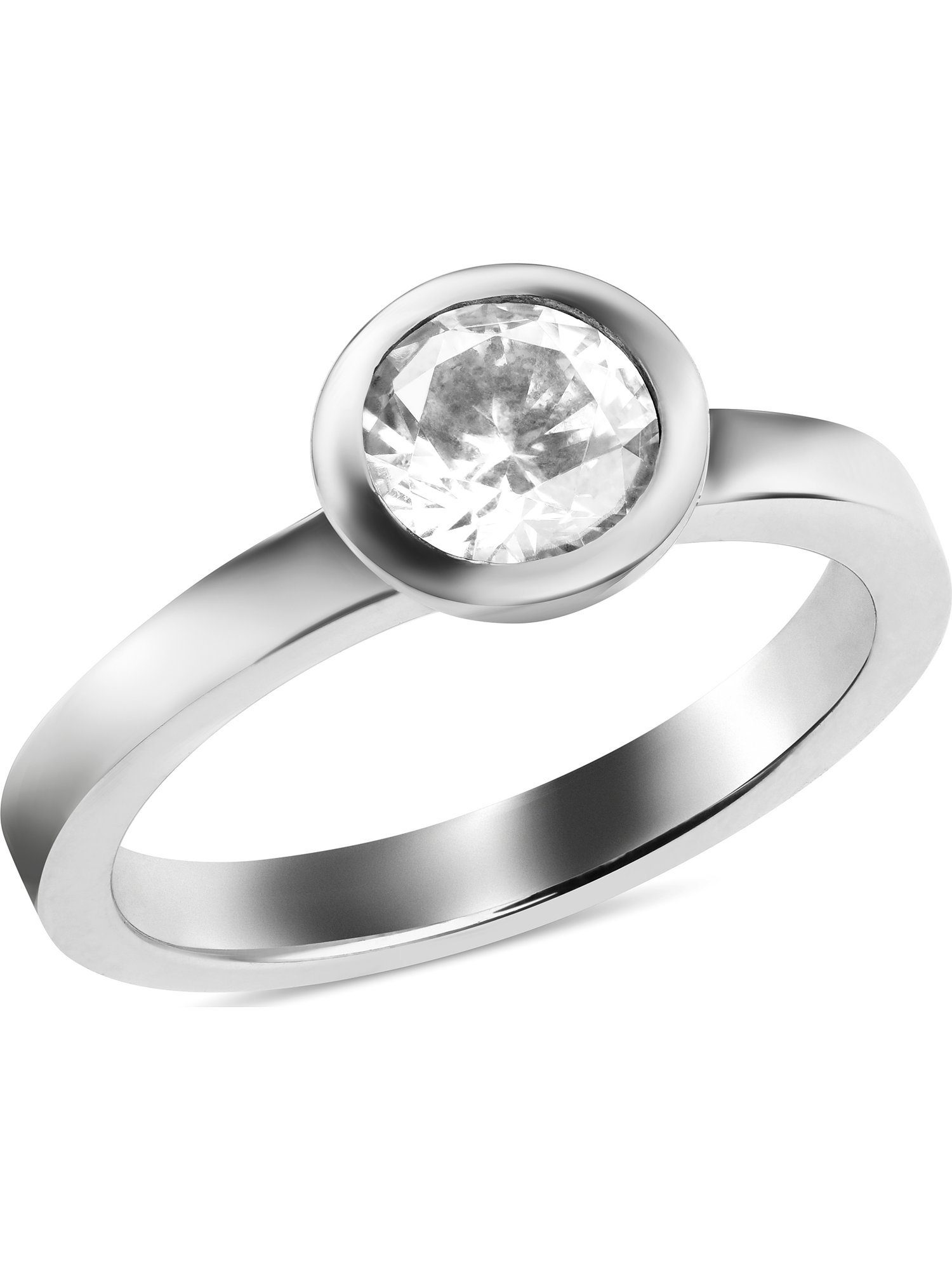 JETTE Silberring JETTE Damen-Damenring 1 Farbstein, Zirkon günstig online kaufen