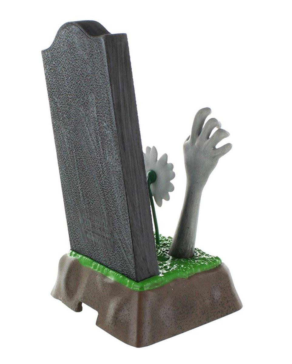 Horror-Shop Zombie-Kostüm RIP Halloween Grabstein als Handhalterung & Tischd