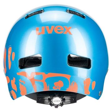 Uvex Kinderfahrradhelm Kid 3 Dirtbike blue-orange (metallic)
