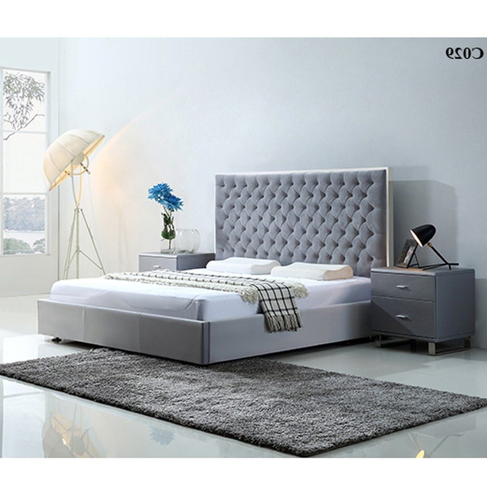 Polsterbett Samt-Polsterbett im Chesterfield-Design für elegantes Schlafzimmer