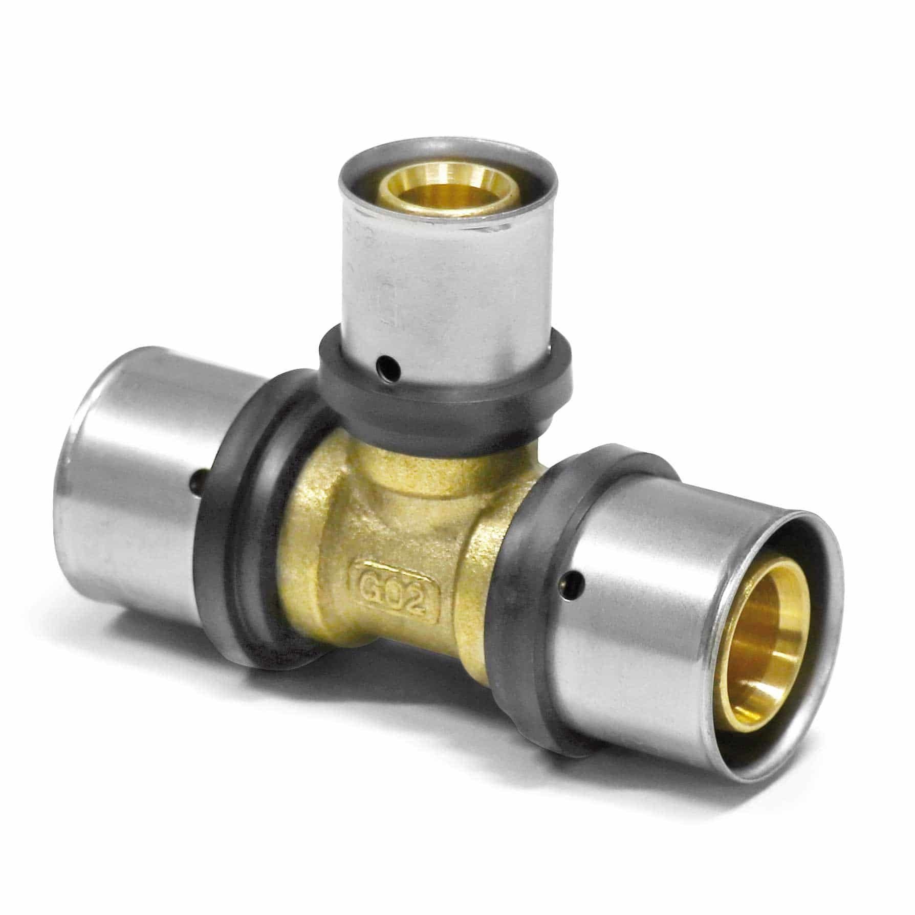 PipeTec Deutschland Pressfitting, Pipetec Press-T-Stück Mittelabgang