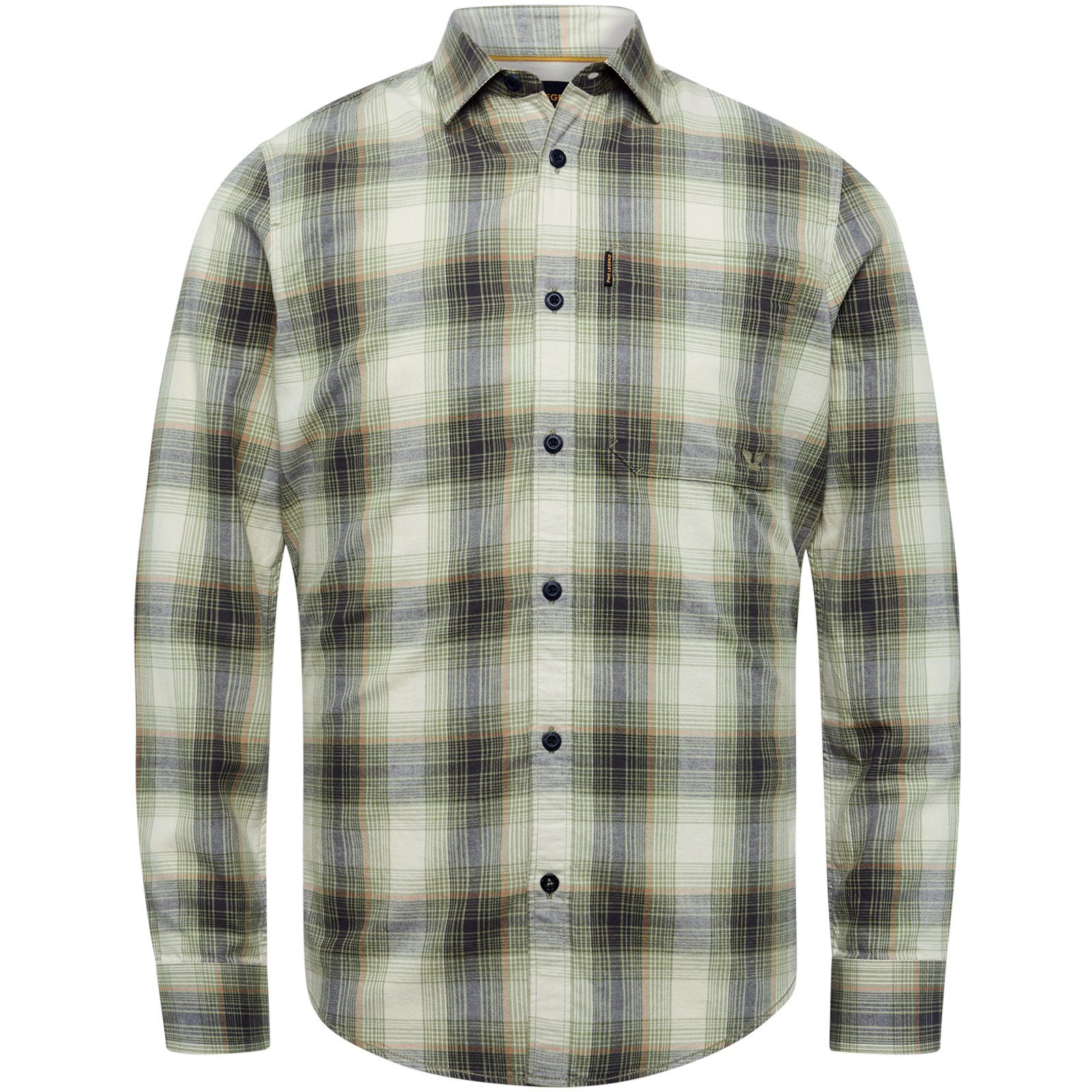 PME LEGEND Longsleeve Long Sleeve Shirt Ctn Yd Twill Che