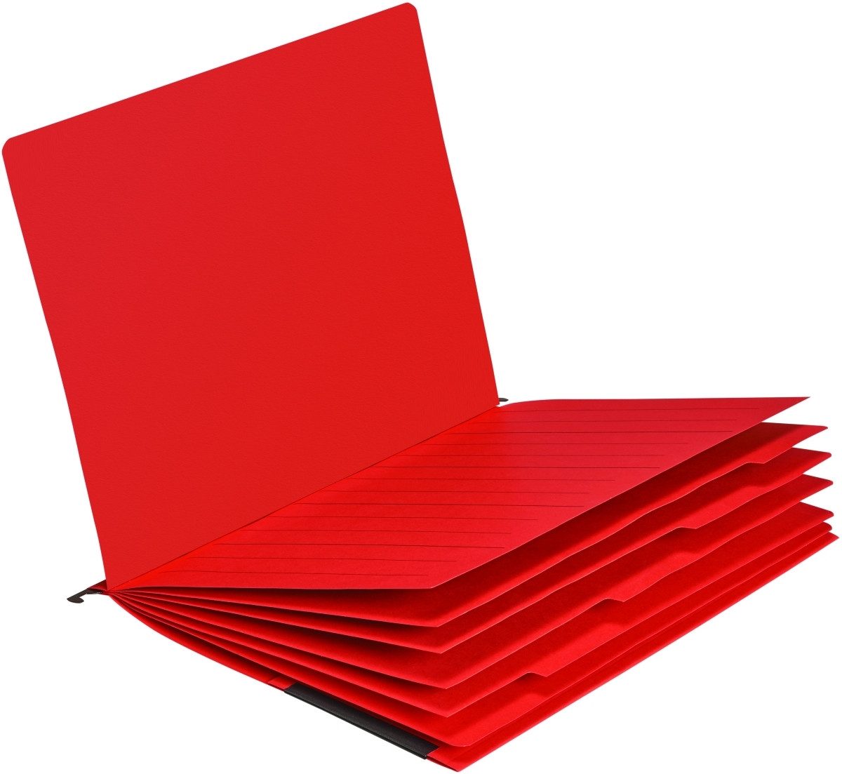 Thumbnail - Falken Hefter Mehrfachhängehefter UniReg 6 Trennblätter 5 Heftungen 1 Tasche rot