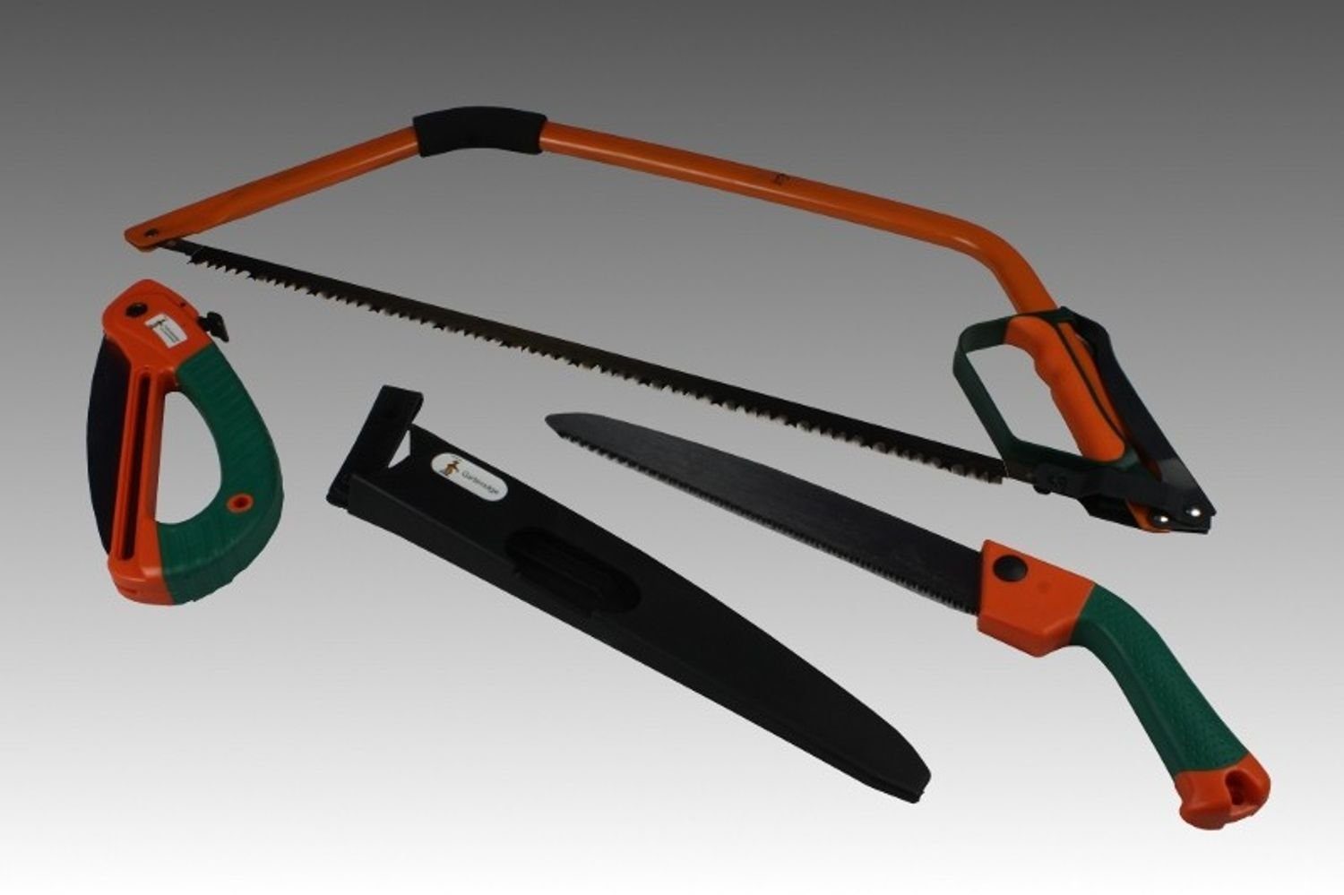 BURI Bügelsäge Gartensäge 3er-Set Astsäge Baumsäge Bügelsäge Klappsäge Holzsäge Hands