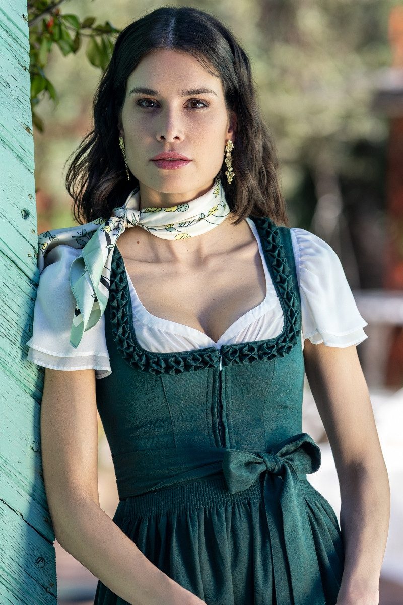 MarJo Dirndl Midi Dirndl 2tlg. - HOCHLEITEN - petrol