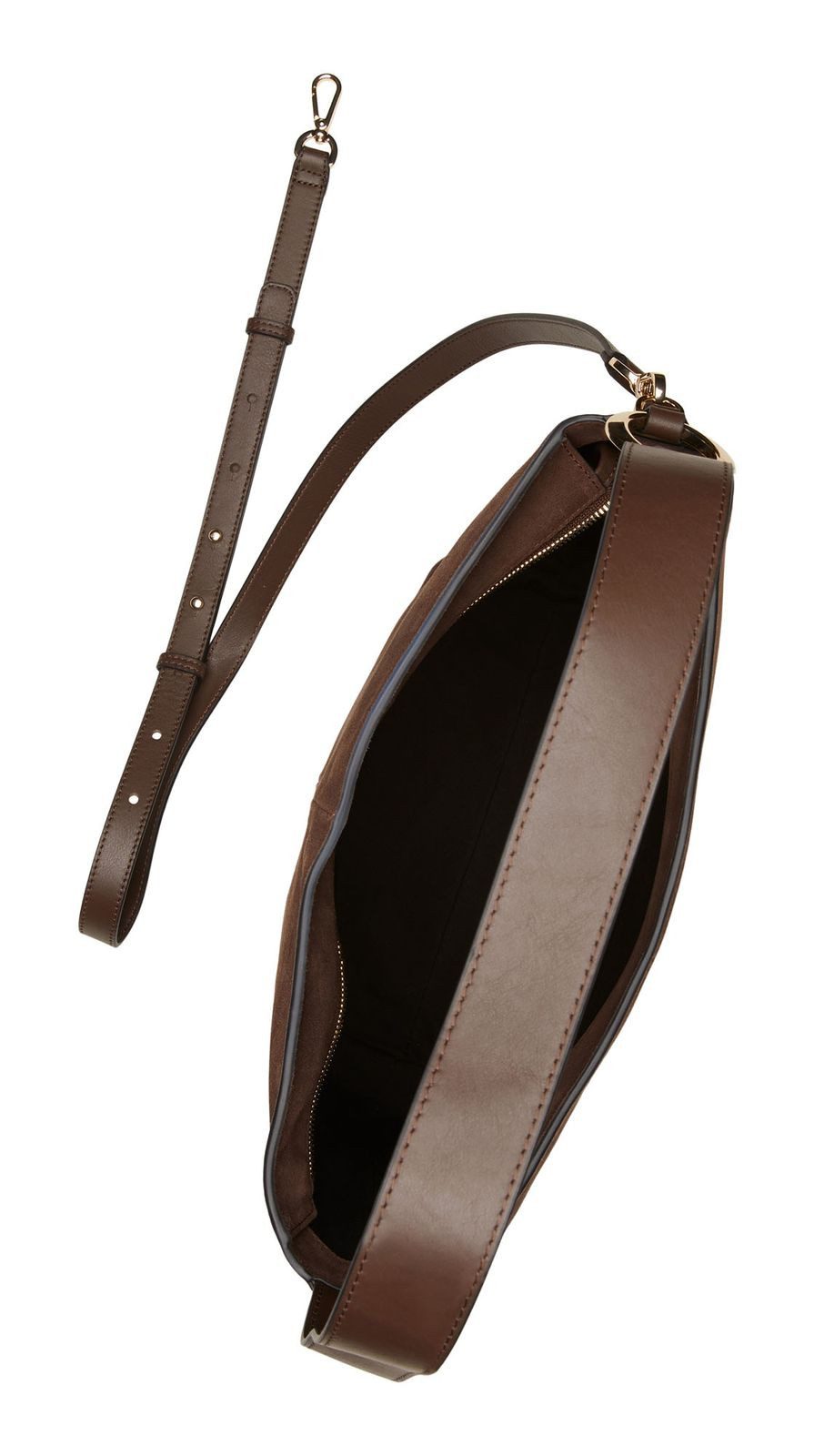 Marc O'Polo Schultertasche Hobo Bag, aus echtem Rindsleder