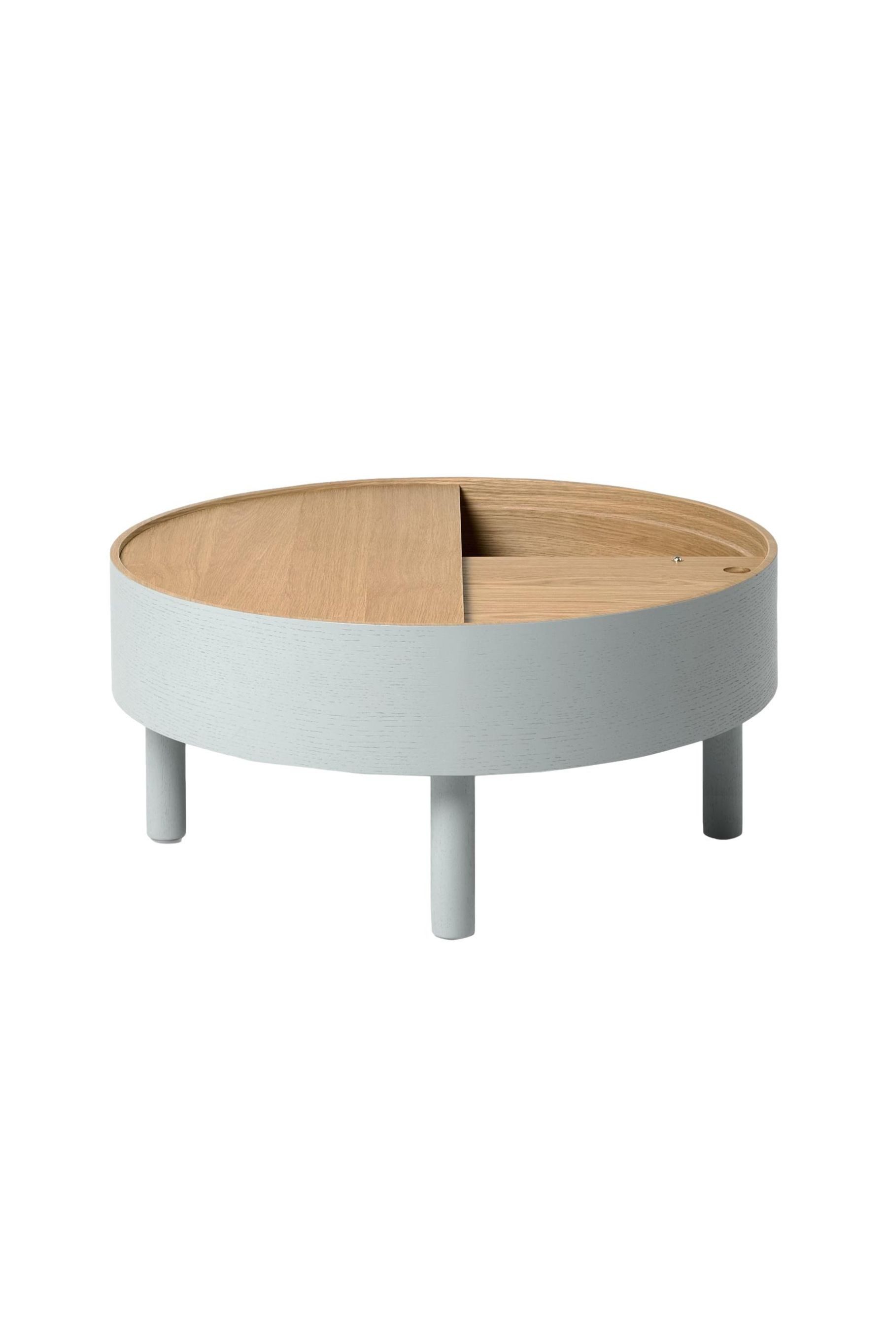 Couchtisch MADE.COM Lola Runder Couchtisch mit Stauraum