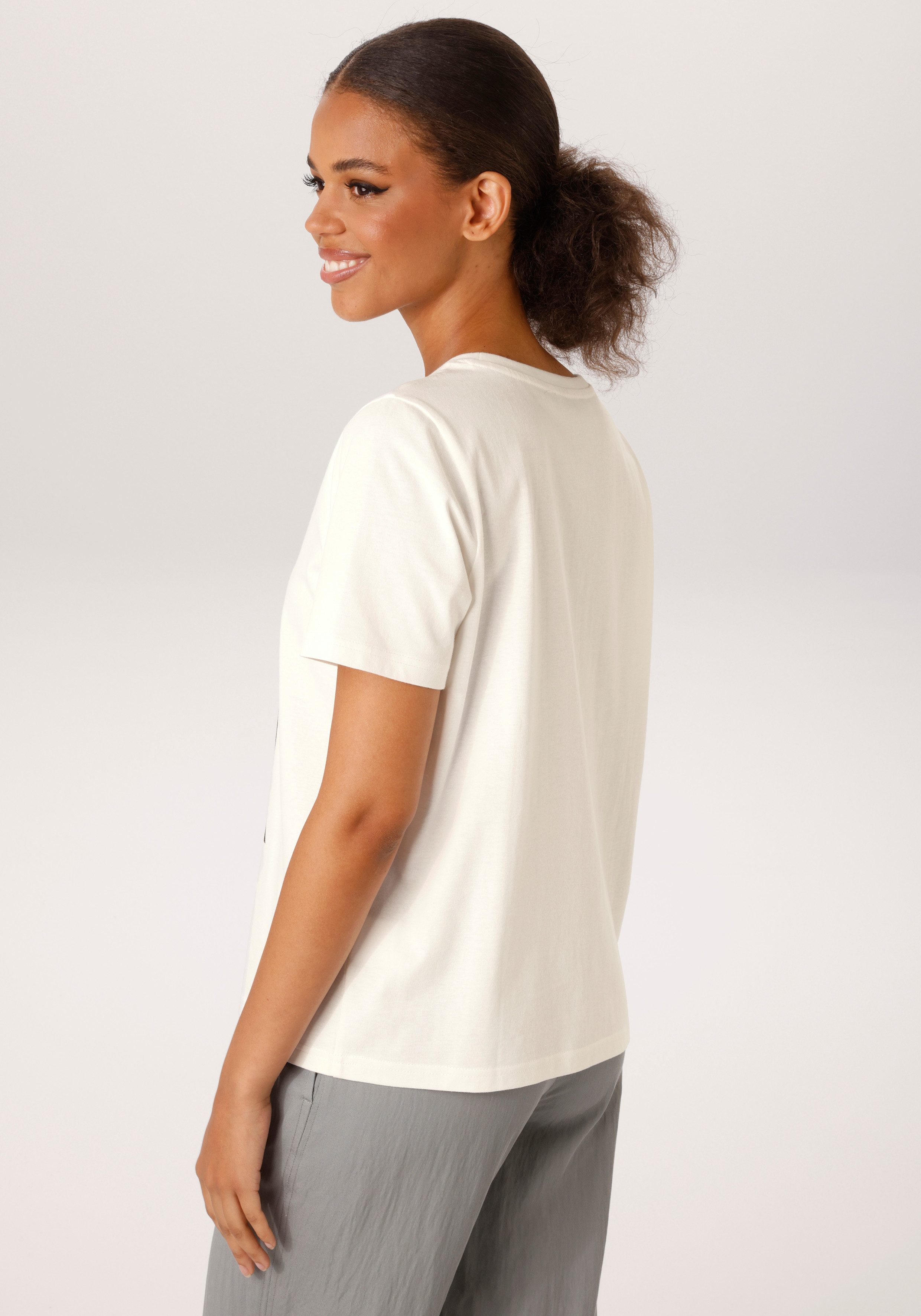Aniston CASUAL T-Shirt mit "stylischem" Frontdruck