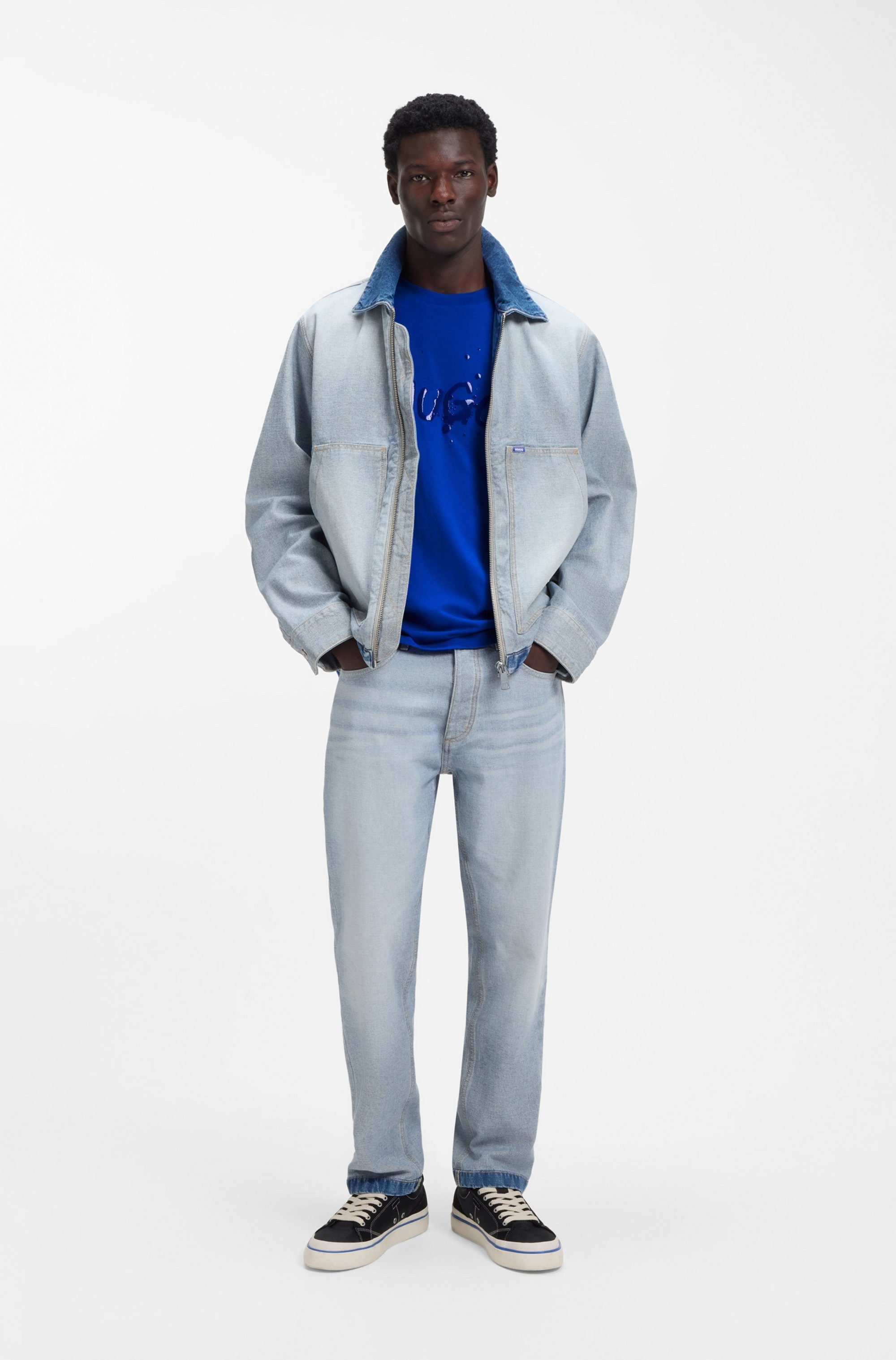 HUGO T-Shirt Regular Fit, Hugo-Print