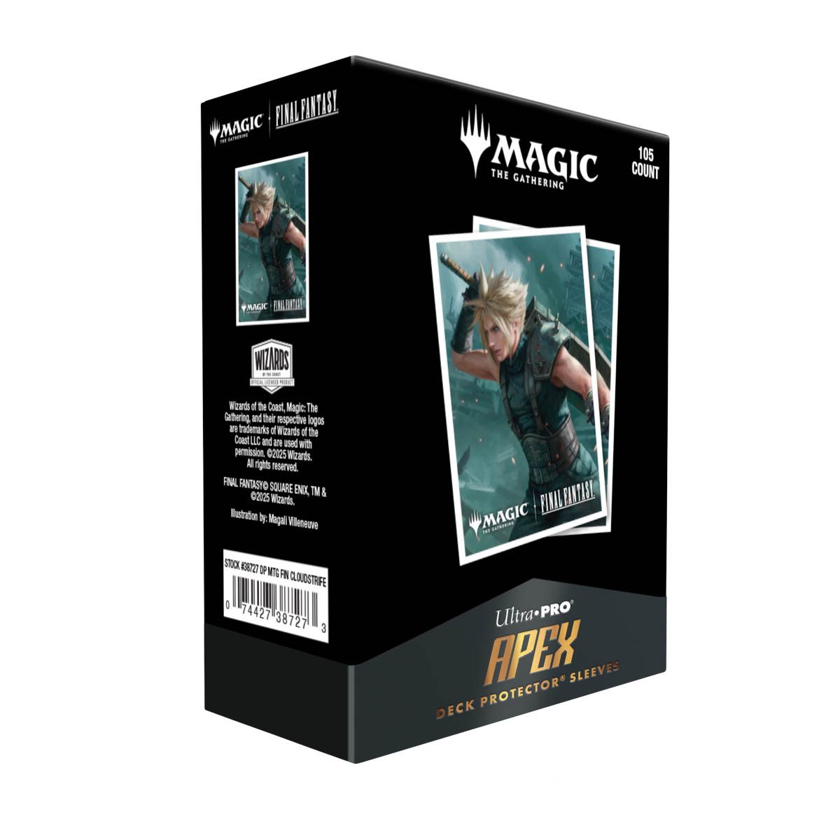 UltraPRO Sammelkarte 105 Apex Sleeves - Final Fantasy - Cloud. Ex - Soldier