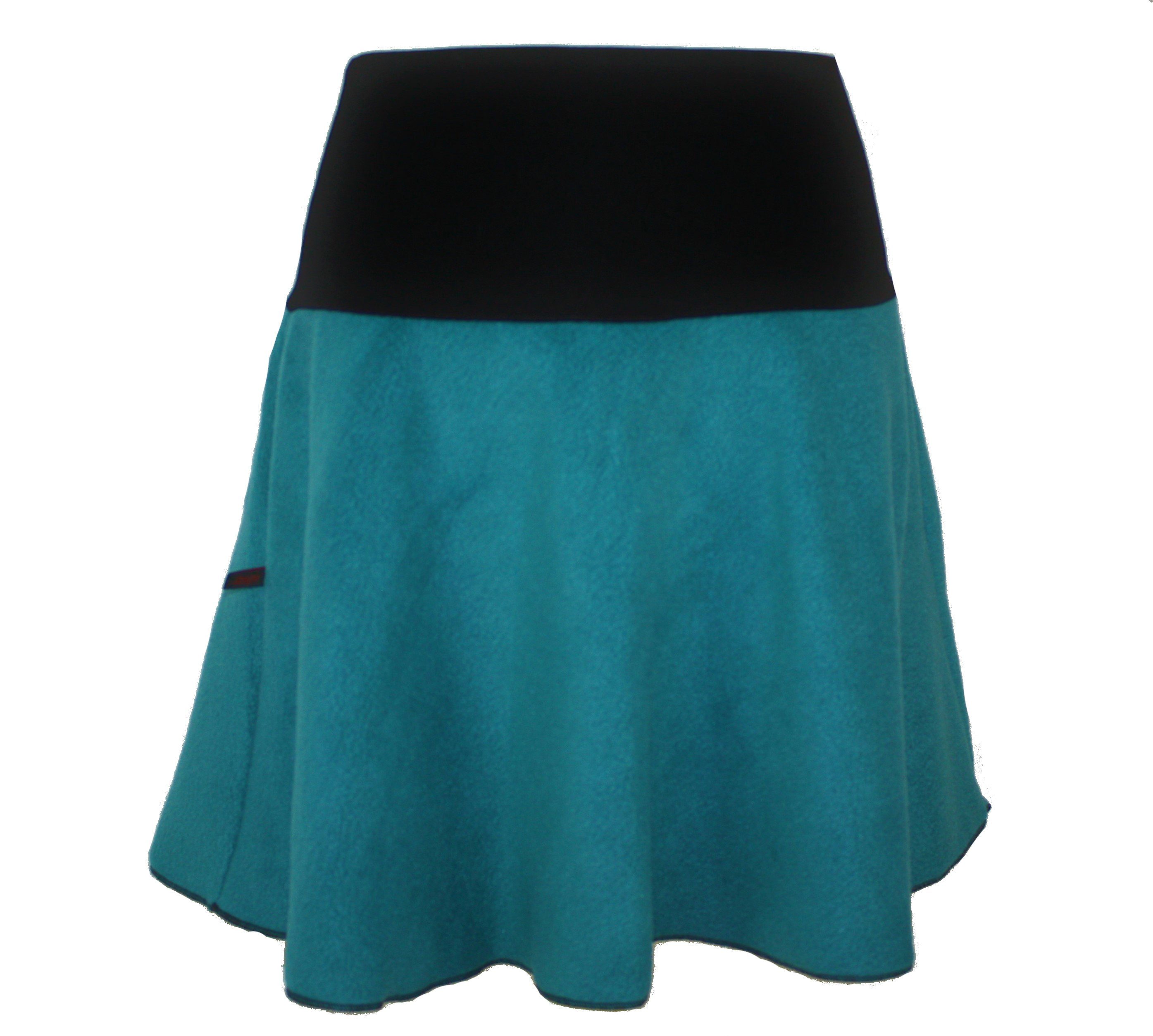 dunkle design Minirock Fleece 45cm Farbwahl günstig online kaufen