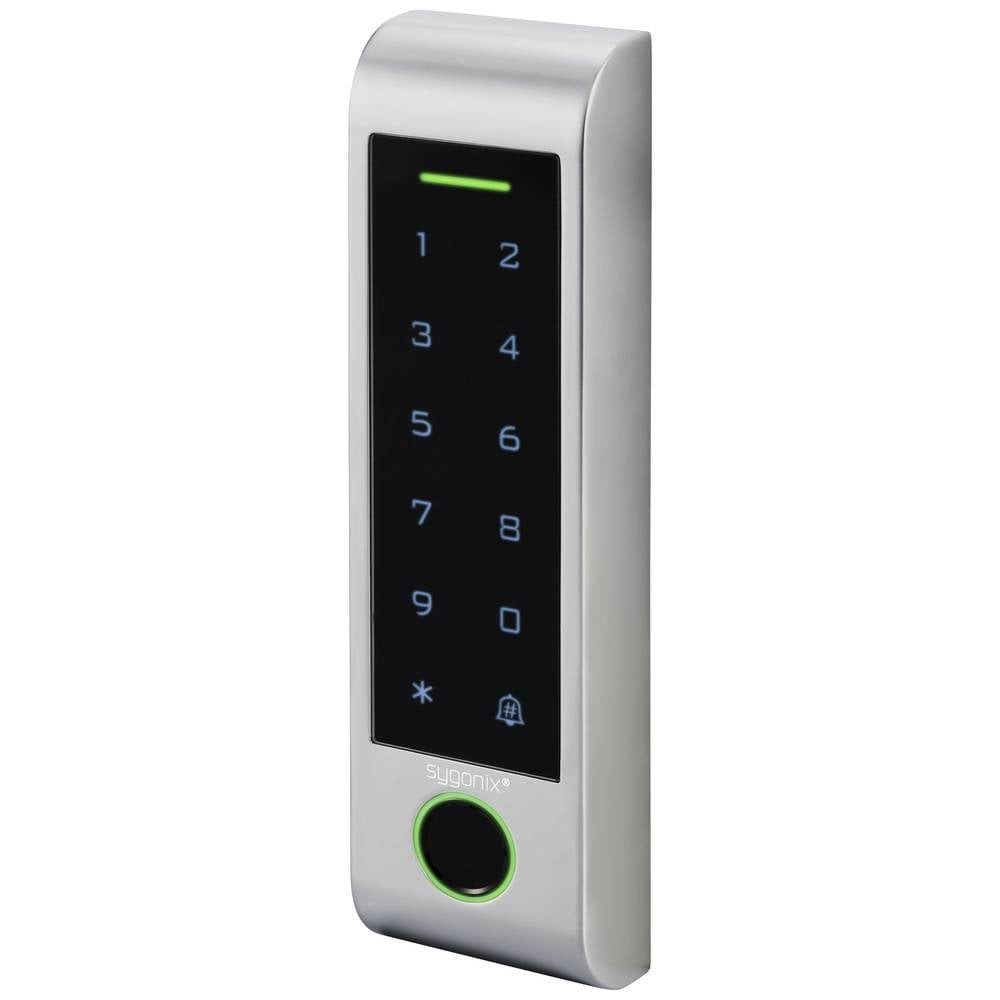 Sygonix Türschließer WLAN RFID/Fingerprint Codeschloss, mit beleuchteter Tastatur, mit Touchscreen