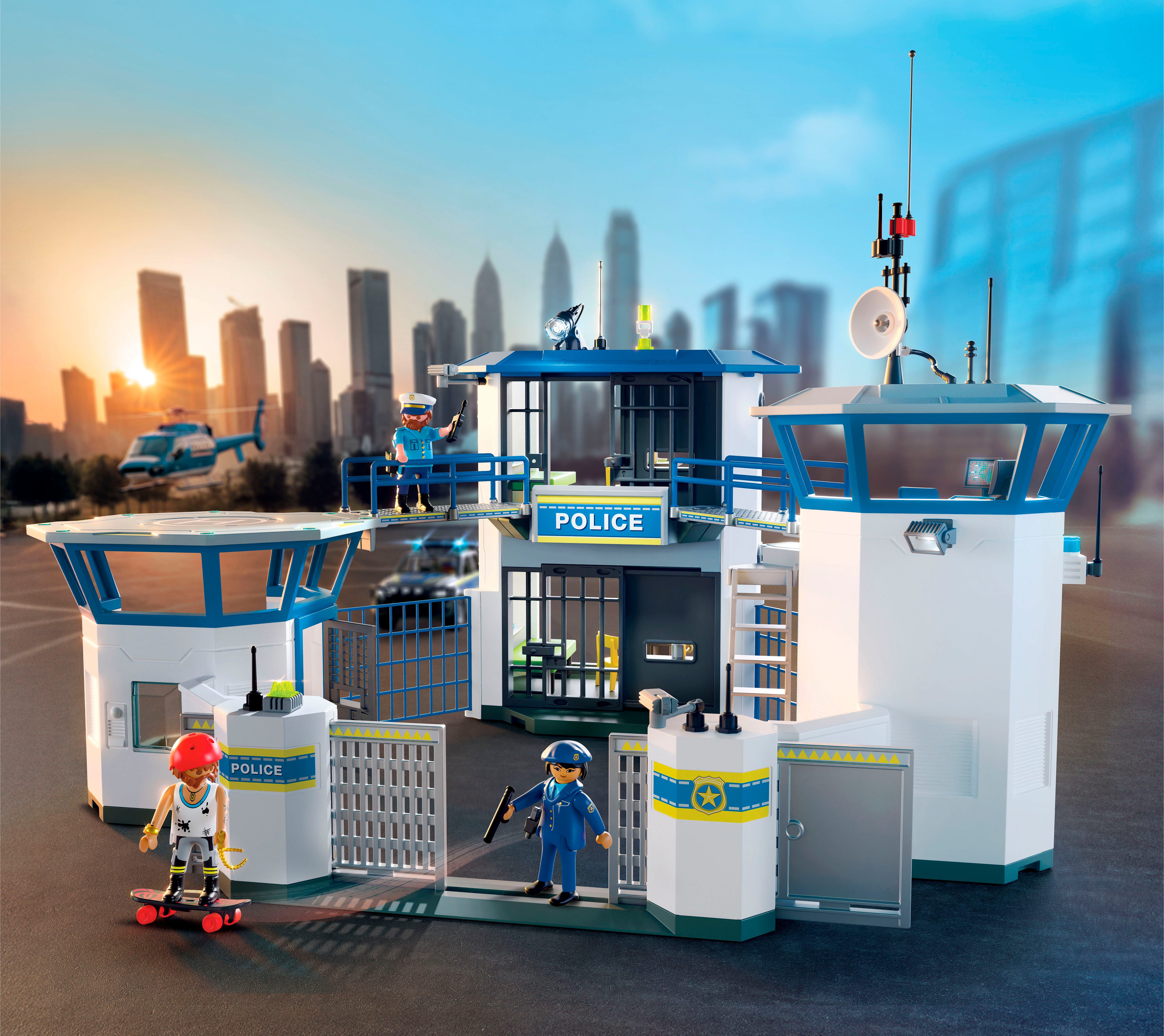 Playmobil® Polizei-Kommandozentrale (71873), Action Heroes Konstruktions-Sp günstig online kaufen