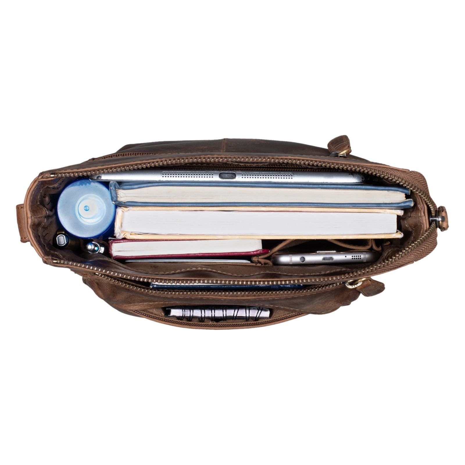 STILORD Handtasche STILORD "Mae" Umhängetasche Damen Leder
