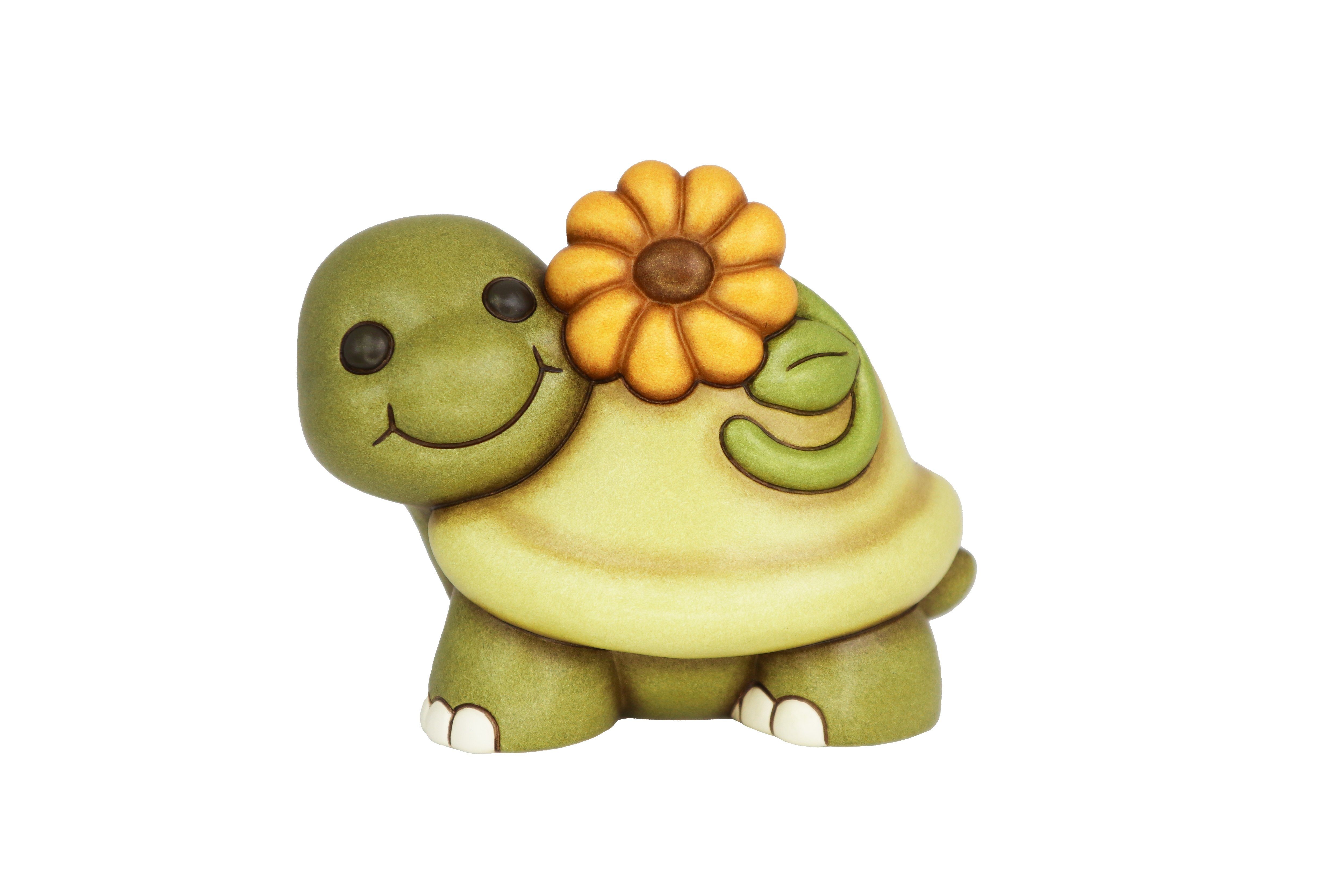 THUN SpA Dekofigur THUN 'Schildkröte Betta mit Calendula aus Keramik' 2023