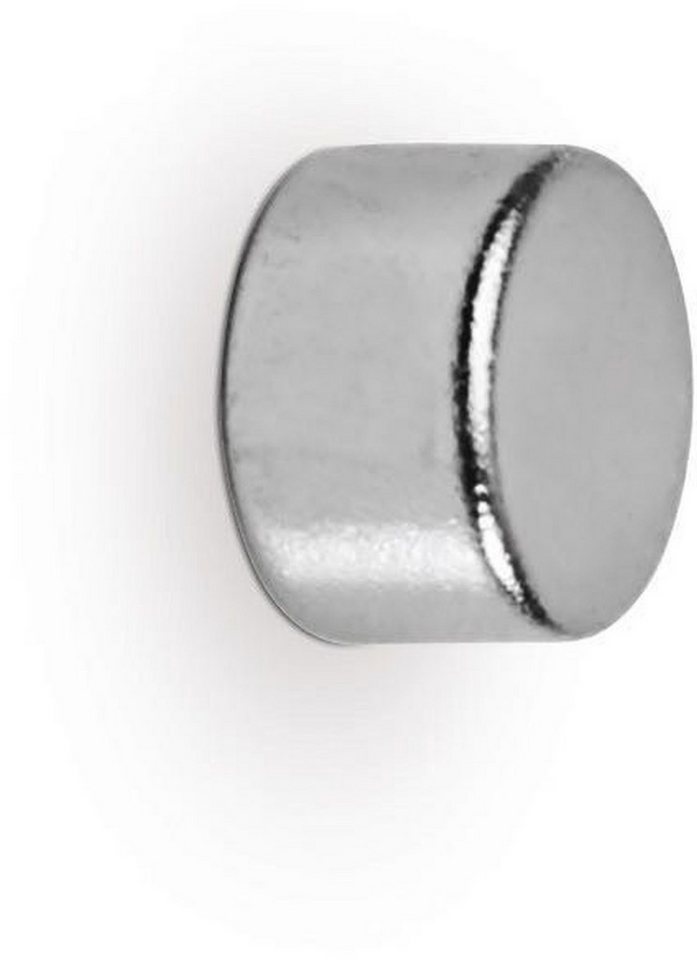 Thumbnail - MAUL Magnet Neodym-Scheibenmagnet 3x5mm 700g hellsilber VE=10 Stück.