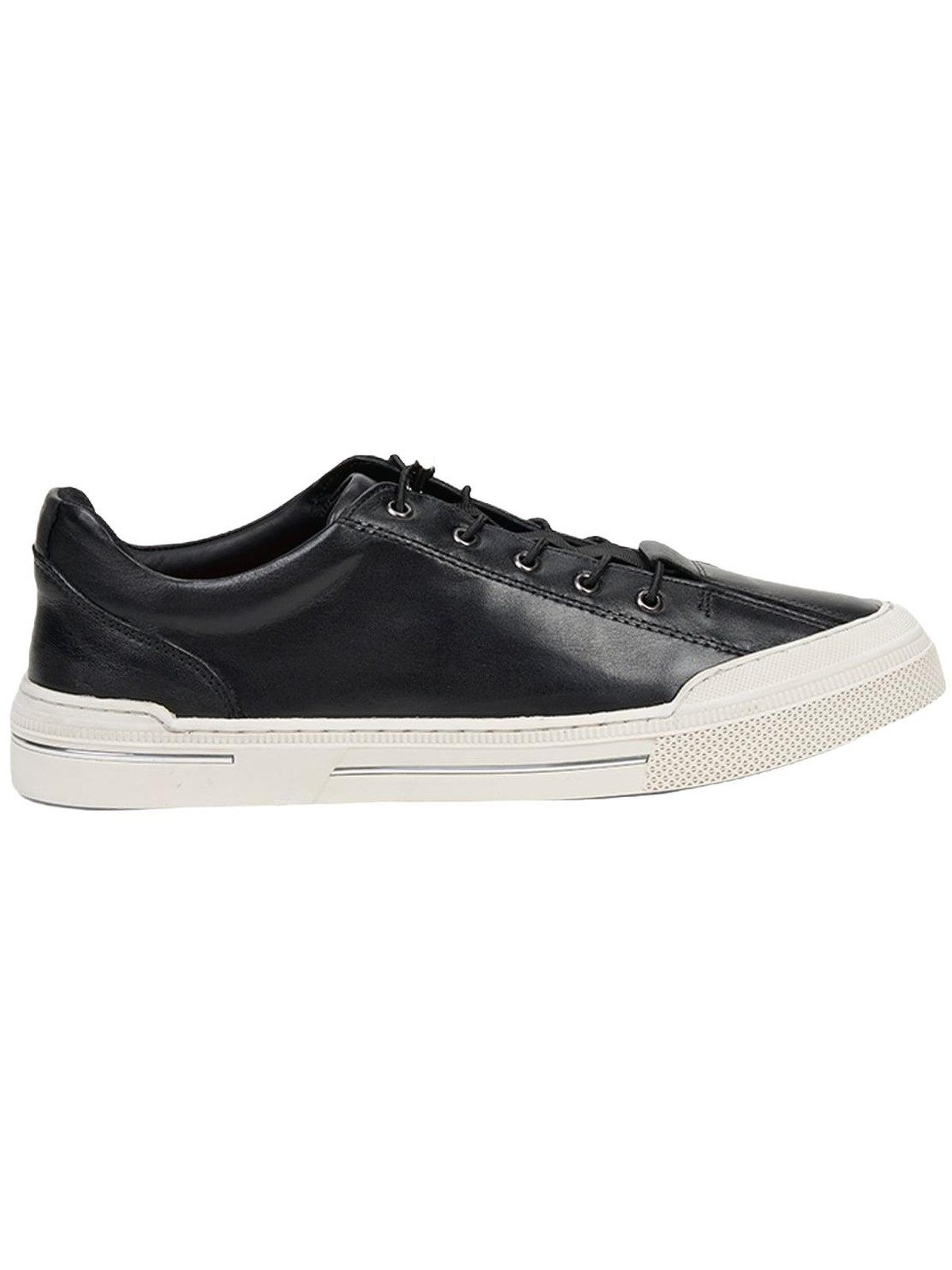 Desa Herren-Sneaker aus echtem Leder, Schnürschuhe, strapazierfähige Freiz Sneaker