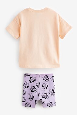 Next T-Shirt & Shorts Minnie Mouse Radlerhose und T-Shirt im Set (2-tlg)