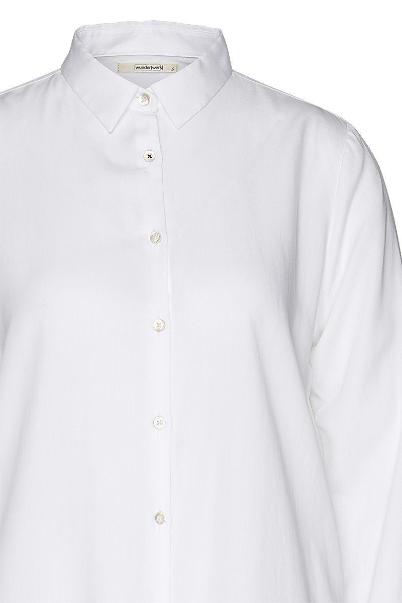 wunderwerk Klassische Bluse blouse white 100 TENCEL - Contemporary