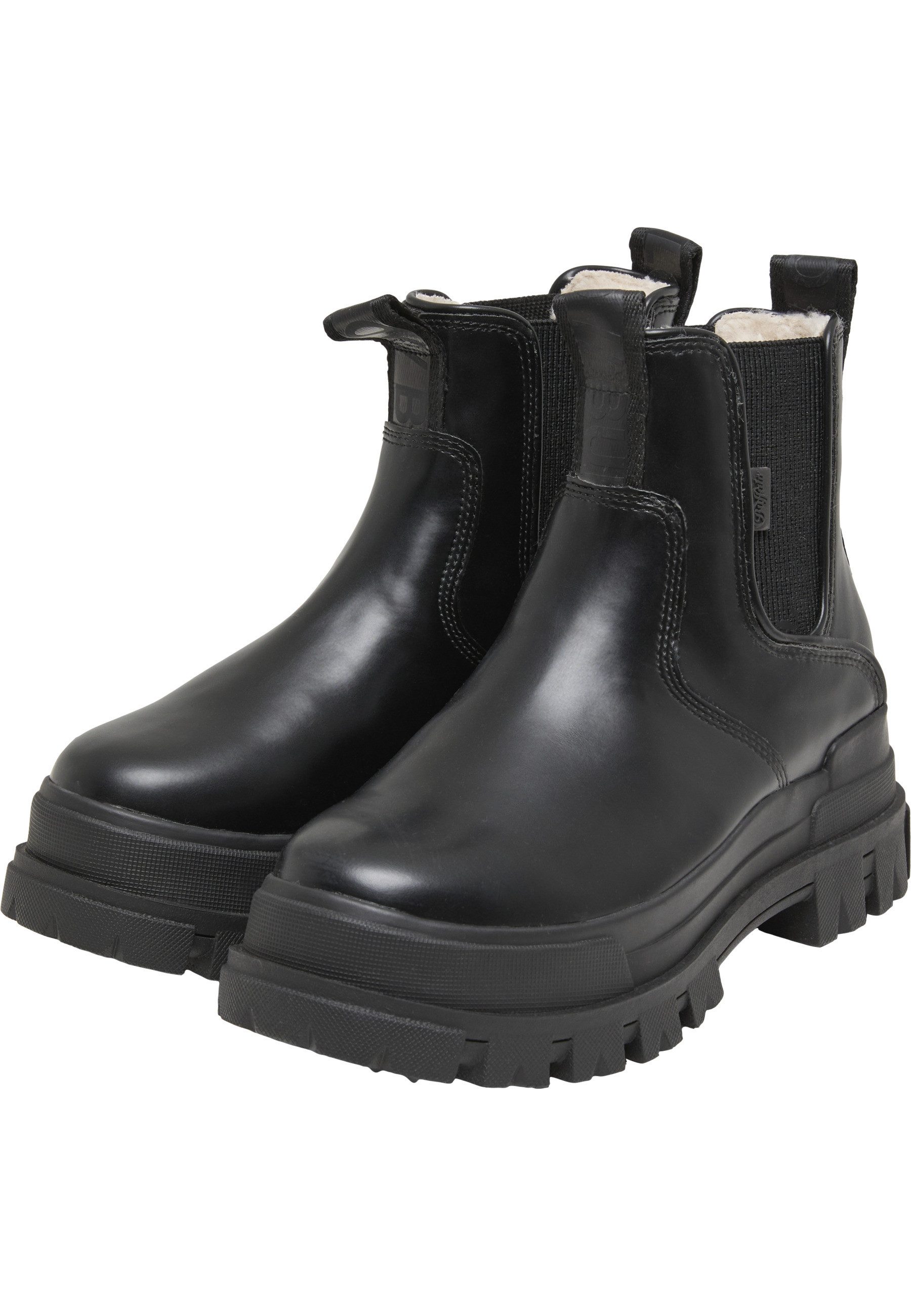 Buffalo ASPHA CHELSEA WARM - VEGAN BOX - BLACK Stiefel
