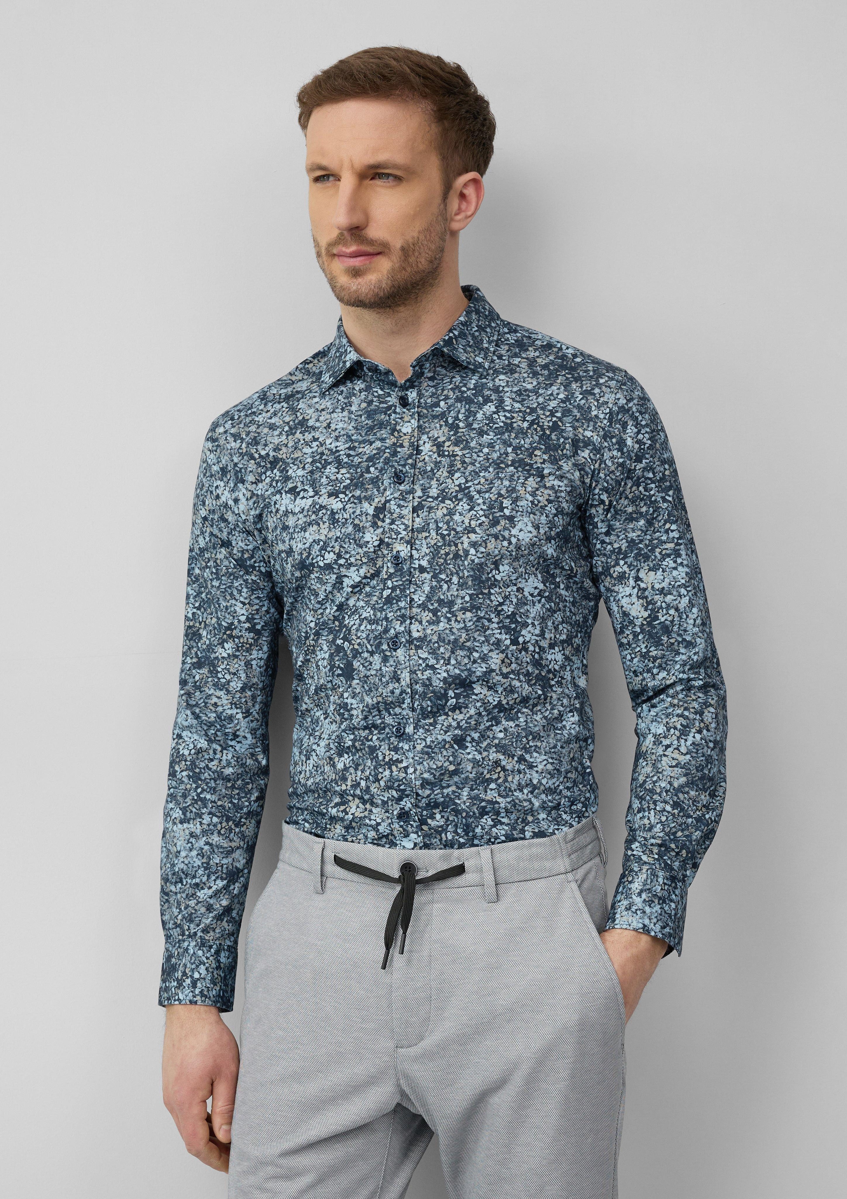 s.Oliver BLACK LABEL Langarmhemd Tailored Fit: günstig online kaufen