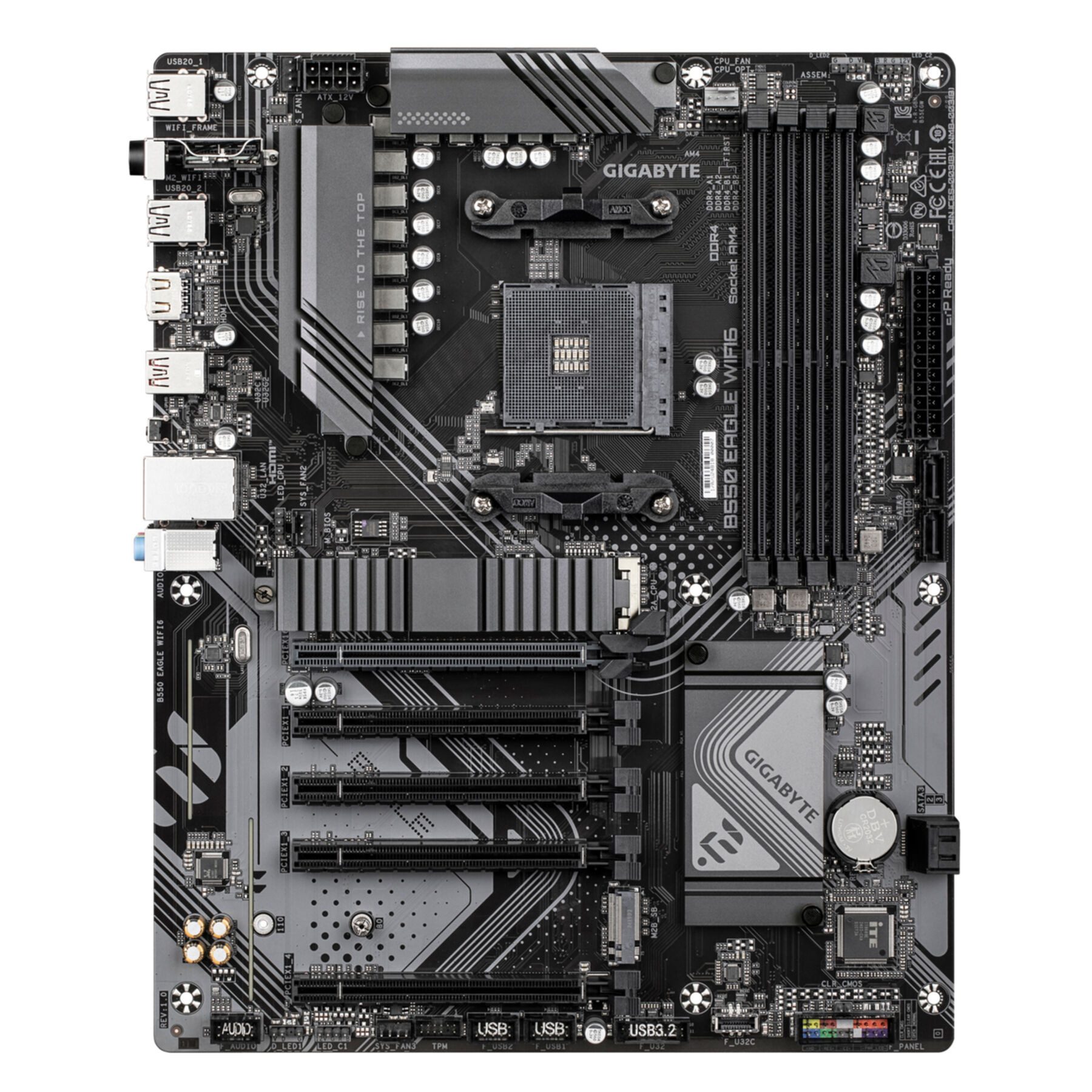 Gigabyte B550 EAGLE WIFI6 Mainboard – AMD Ryzen 5000 G-Serie CPUs, 10+3+1 Phase Mainboard