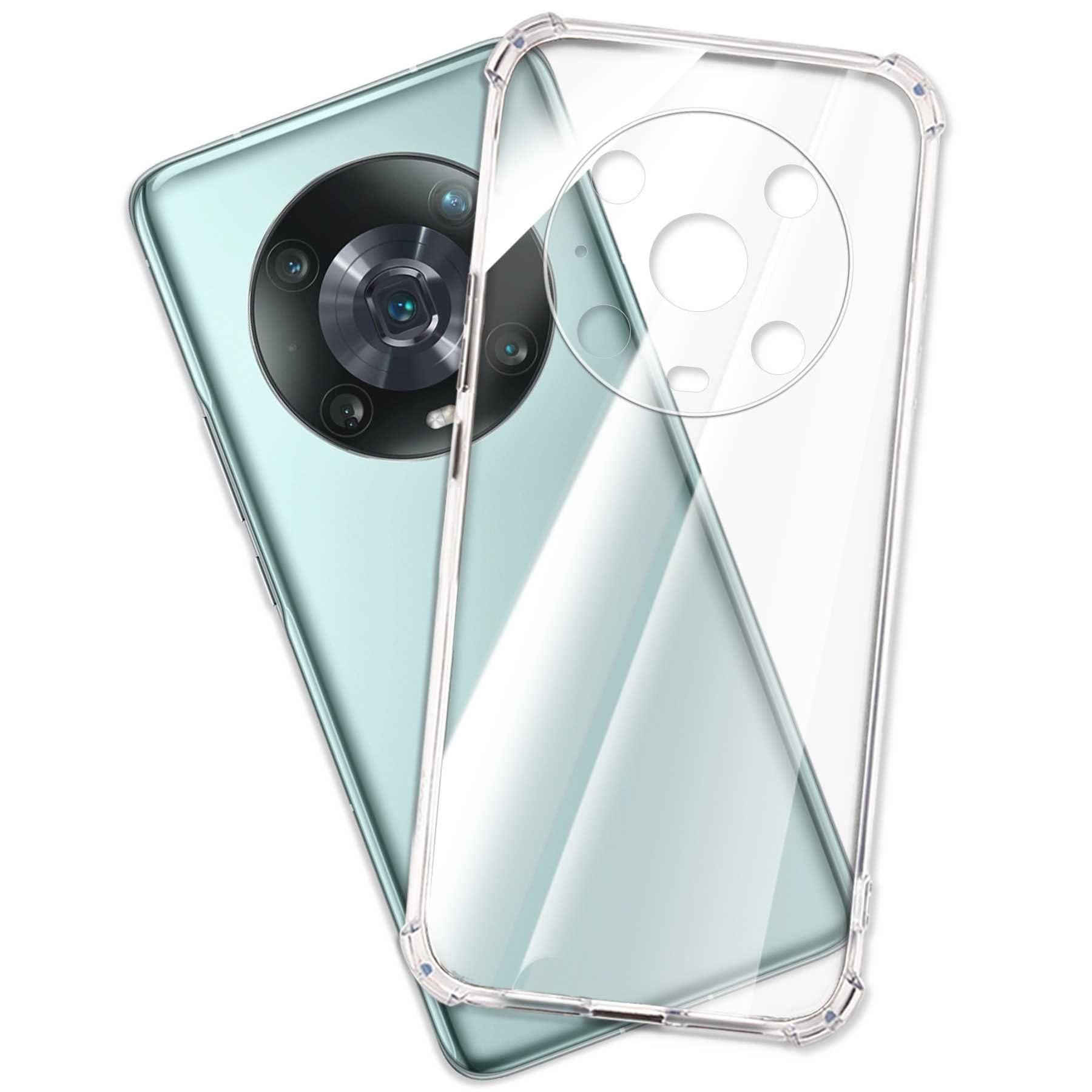 mtb more energy Smartphone-Hülle Clear Armor Case für Honor Magic4 Pro, Transparente TPU Schutzhülle Case Backcover mit Anti-Shock Verstärkung