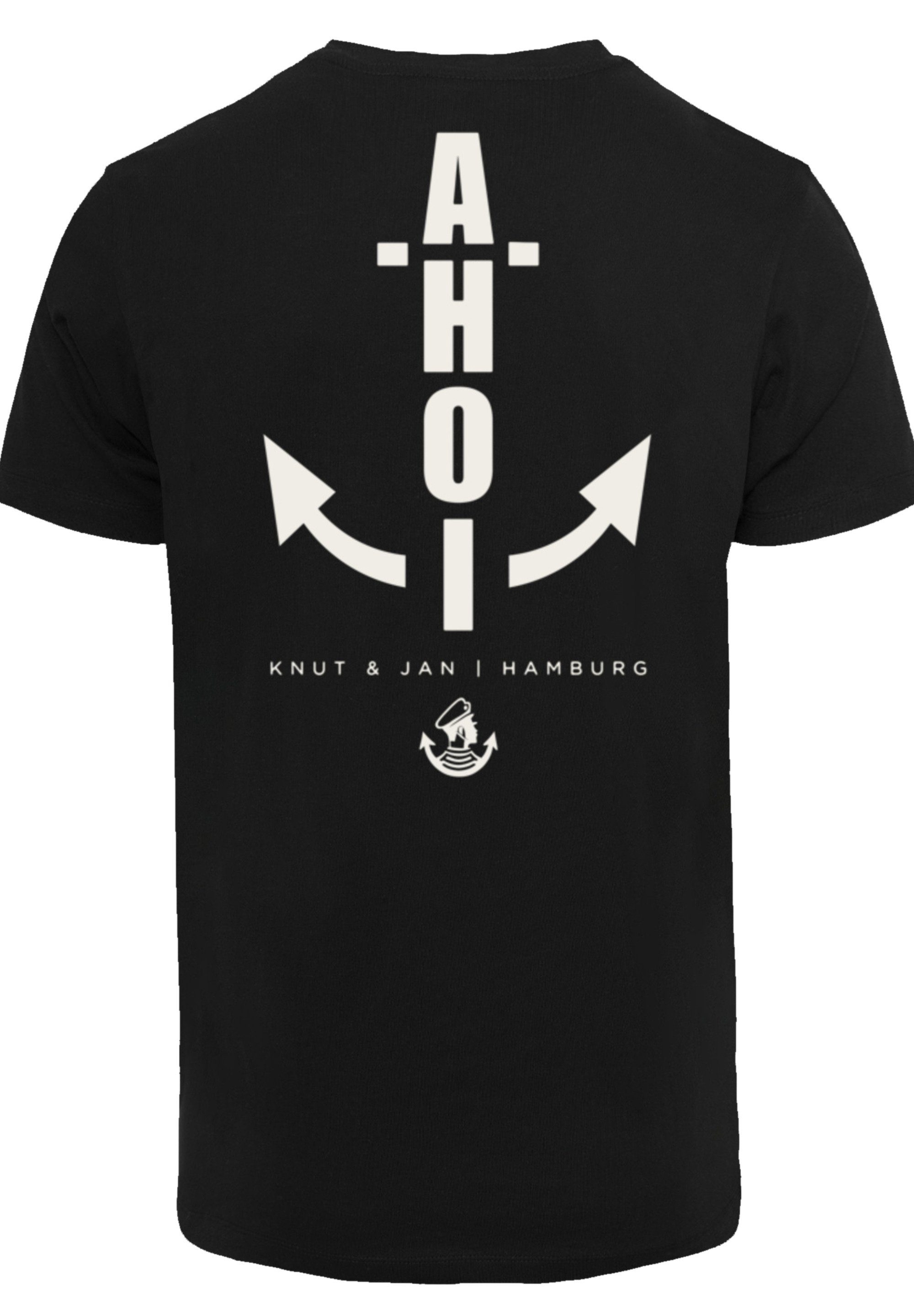 Knut schwarz AHOI T-Shirt & Print Jan Hamburg F4NT4STIC